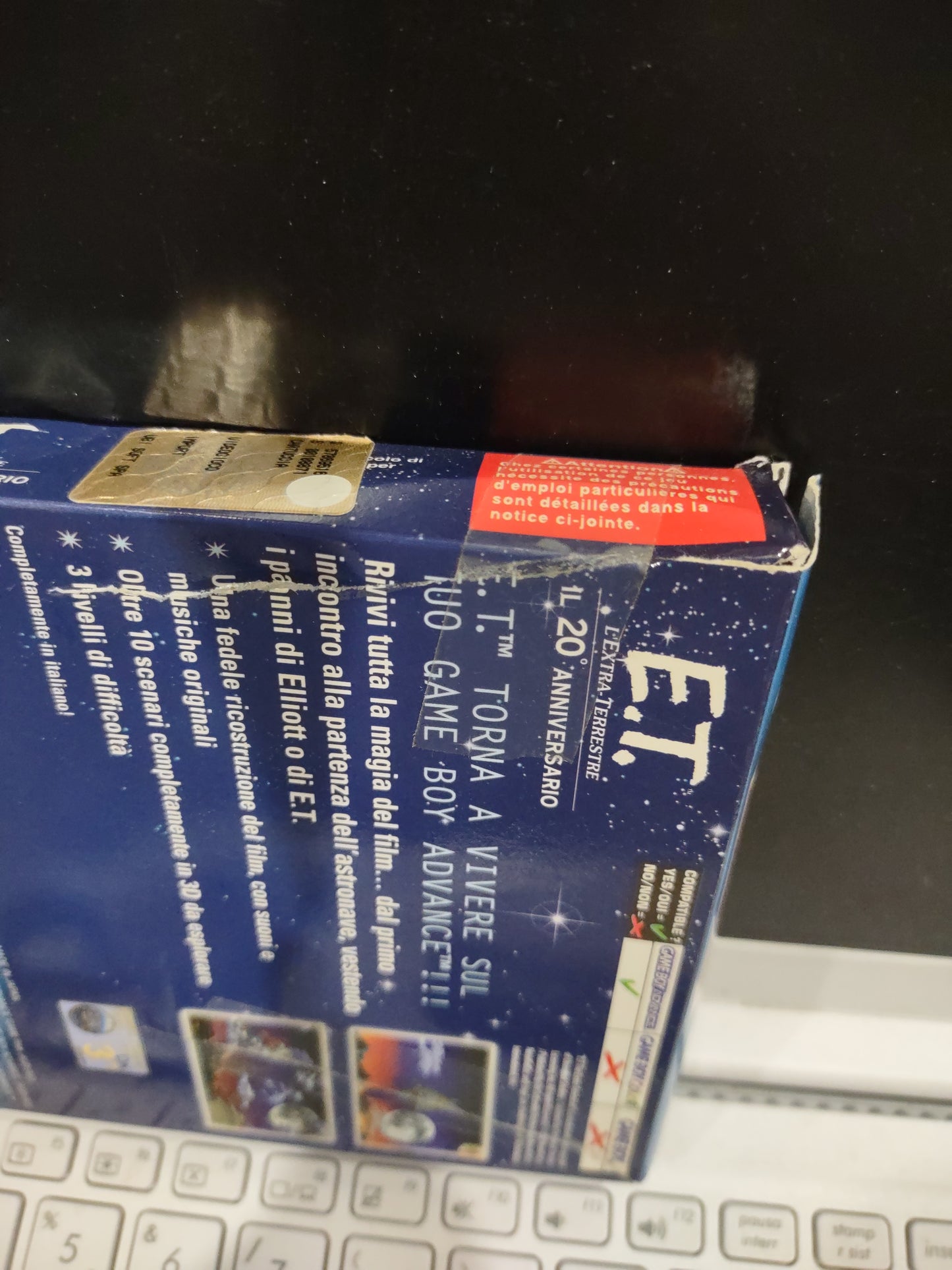 Gioco Nintendo game boy Advance E T. Extra terrestre il 20 anniversario