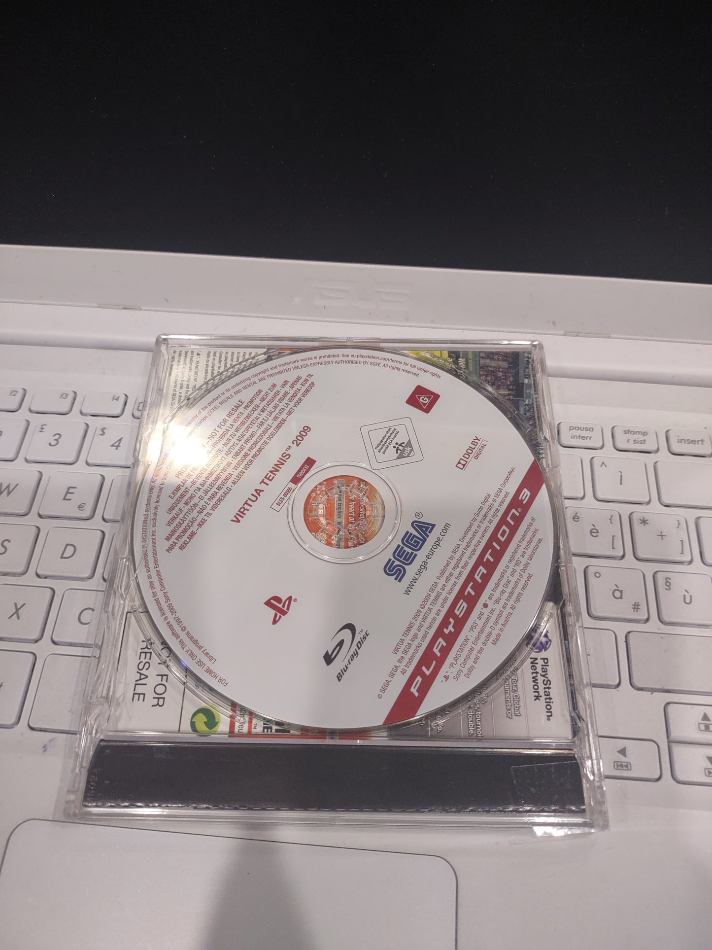 Gioco PS3 promo virtua tennis 2009 sega
