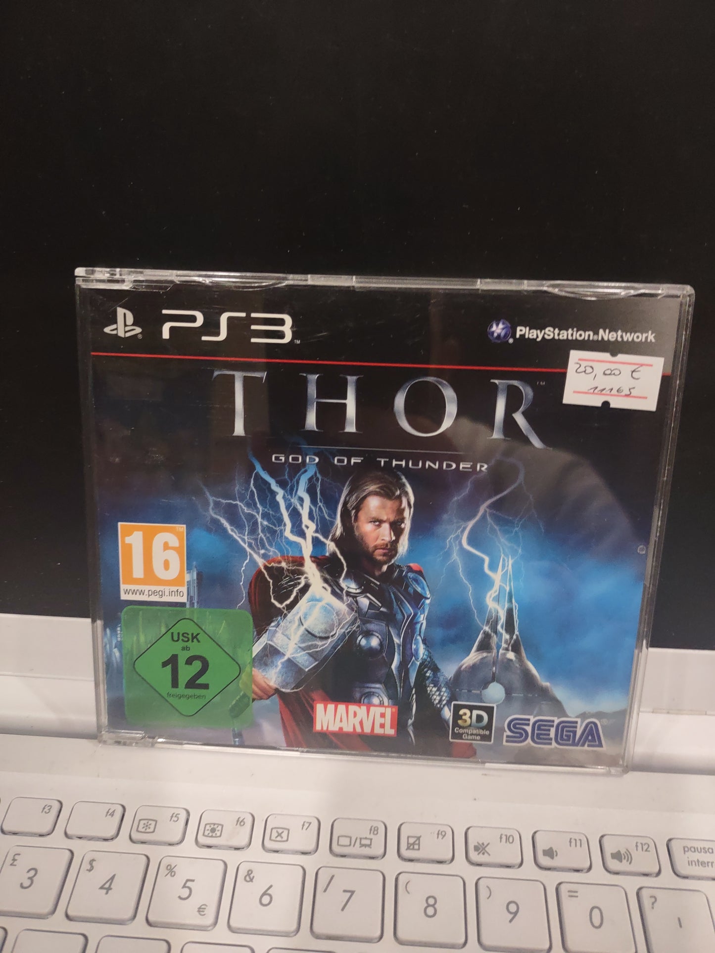 Gioco PS3 promo Thor God of thunder sega Marvel