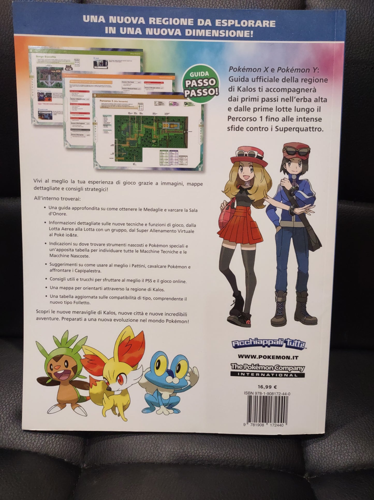 Guida ufficiale Pokémon x e y della regione di Kalos