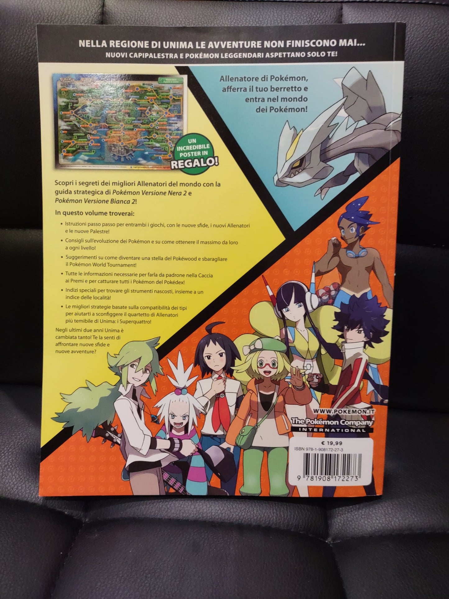 Guida strategica ufficiale Pokémon della regione di unima primo volume versione Nera 2 Bianca 2