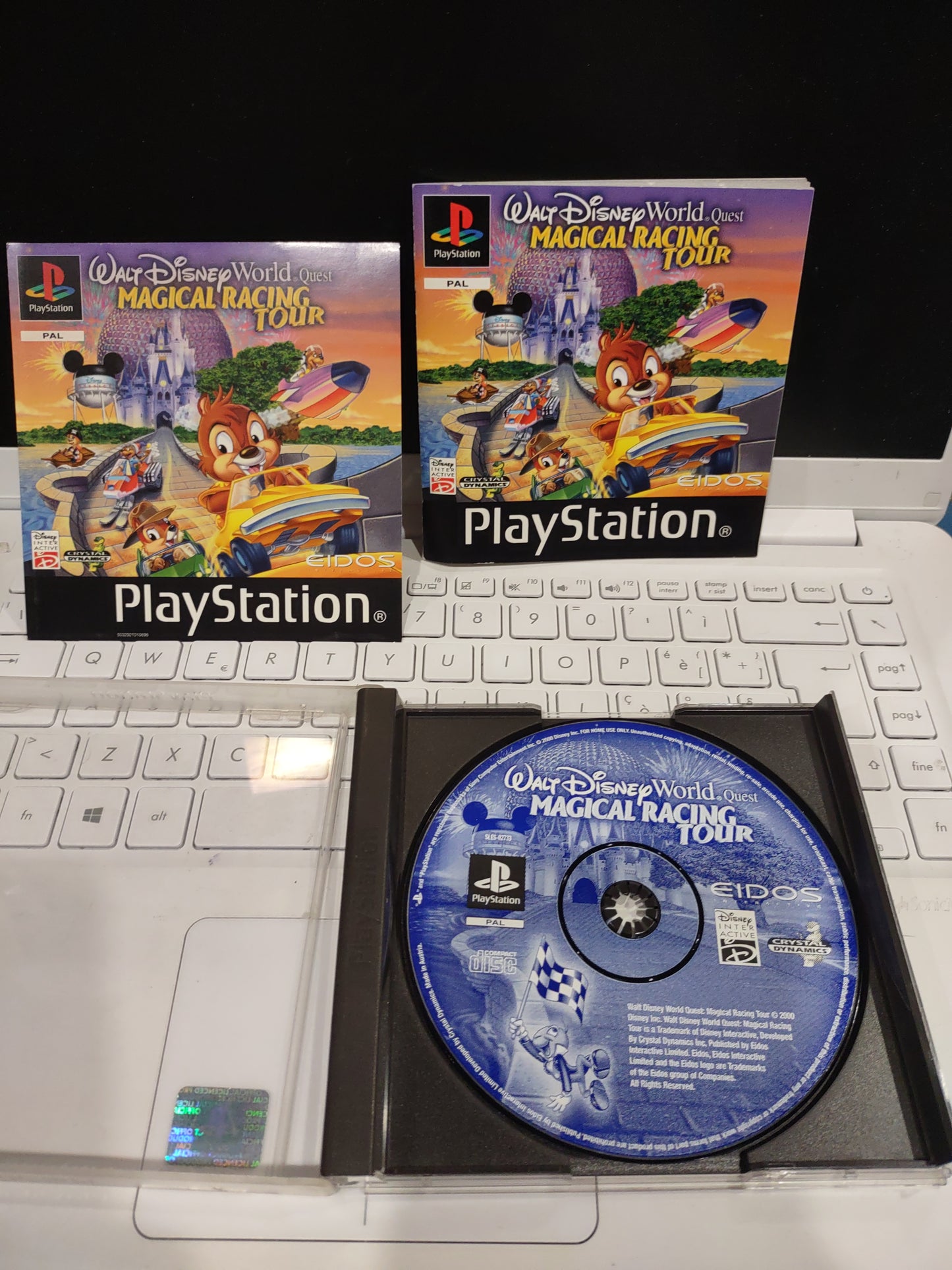 Gioco PS1 PlayStation Walt Disney world Quest magical racing tour