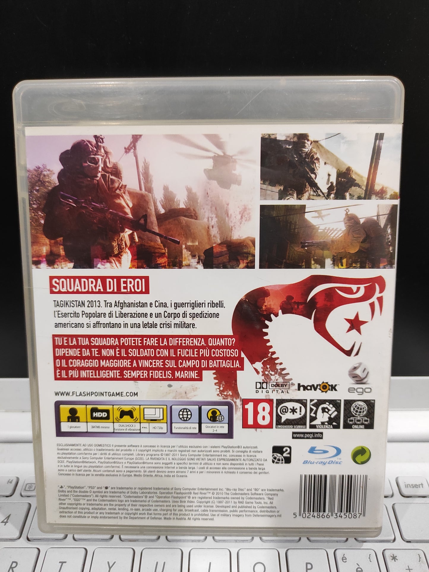 Gioco PlayStation 3 ps3 flashpoint Red River