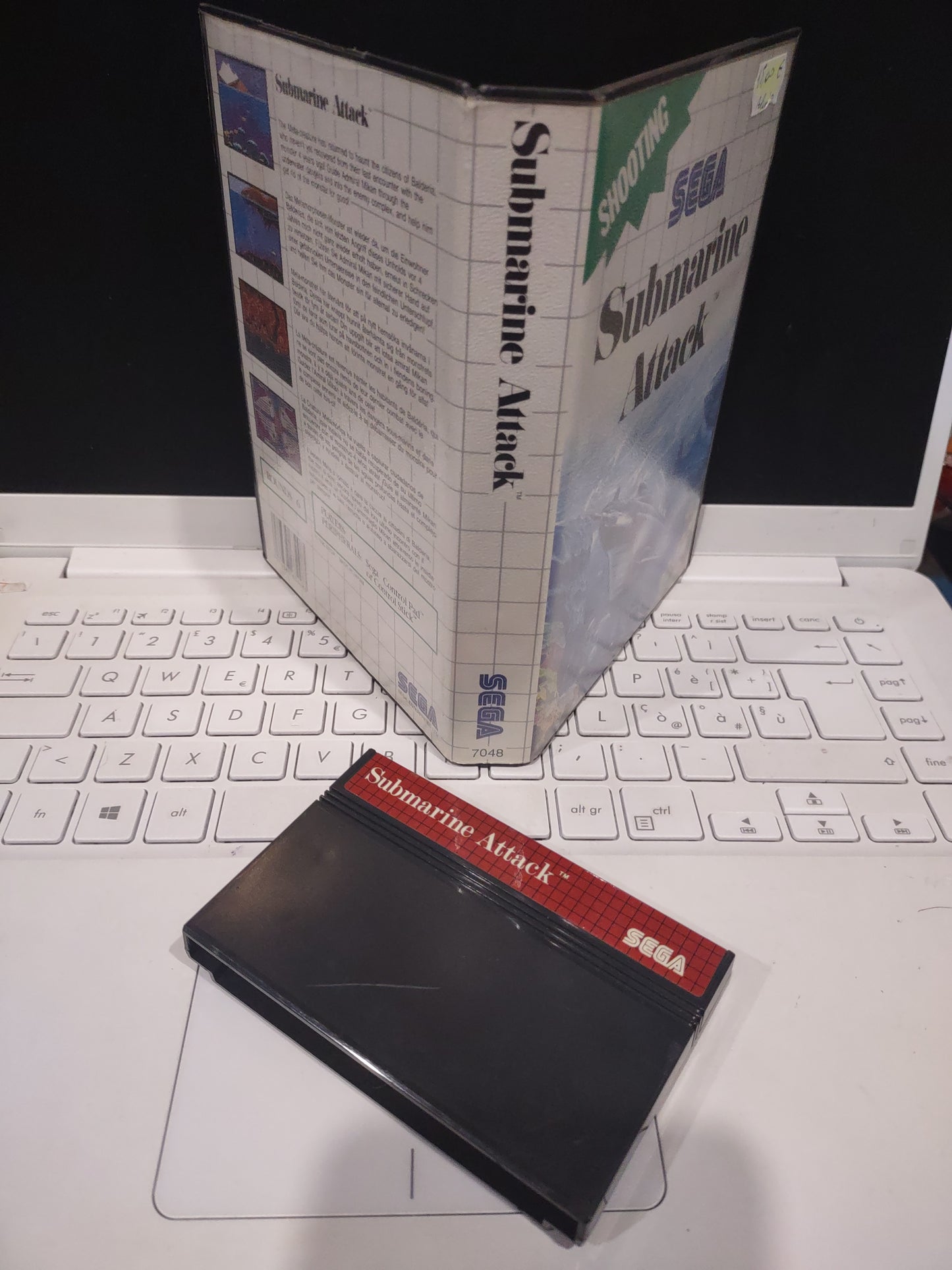 Gioco sega master system cartridge submarine Attack