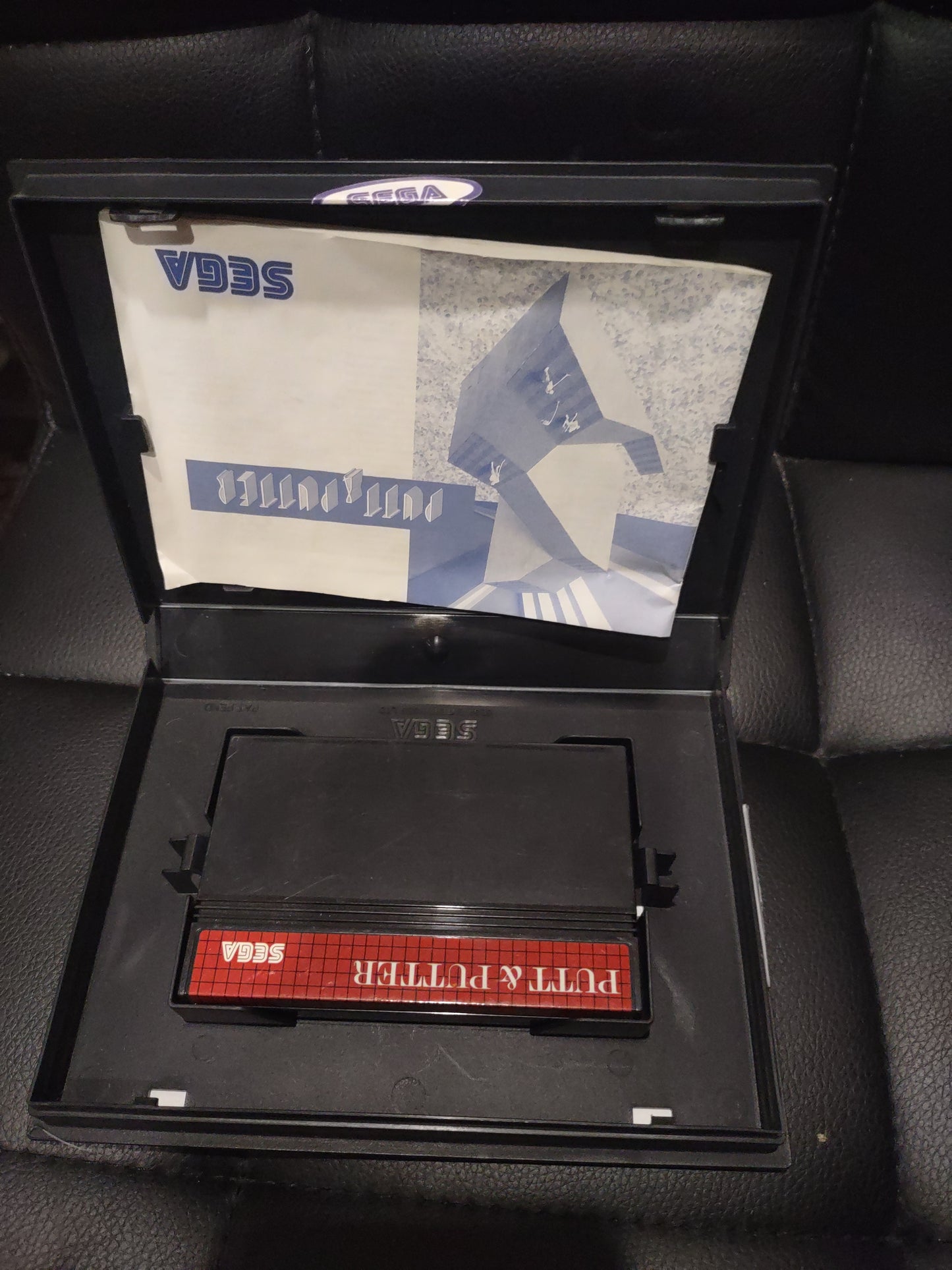 Gioco sega master system cartridge putt & putter