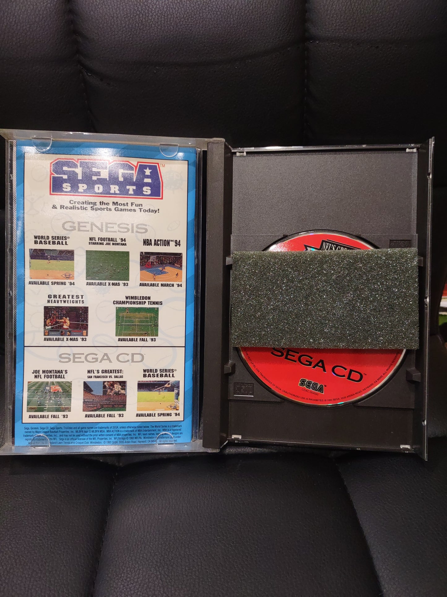Gioco sega CD NFL greatest San Francisco vs Dallas