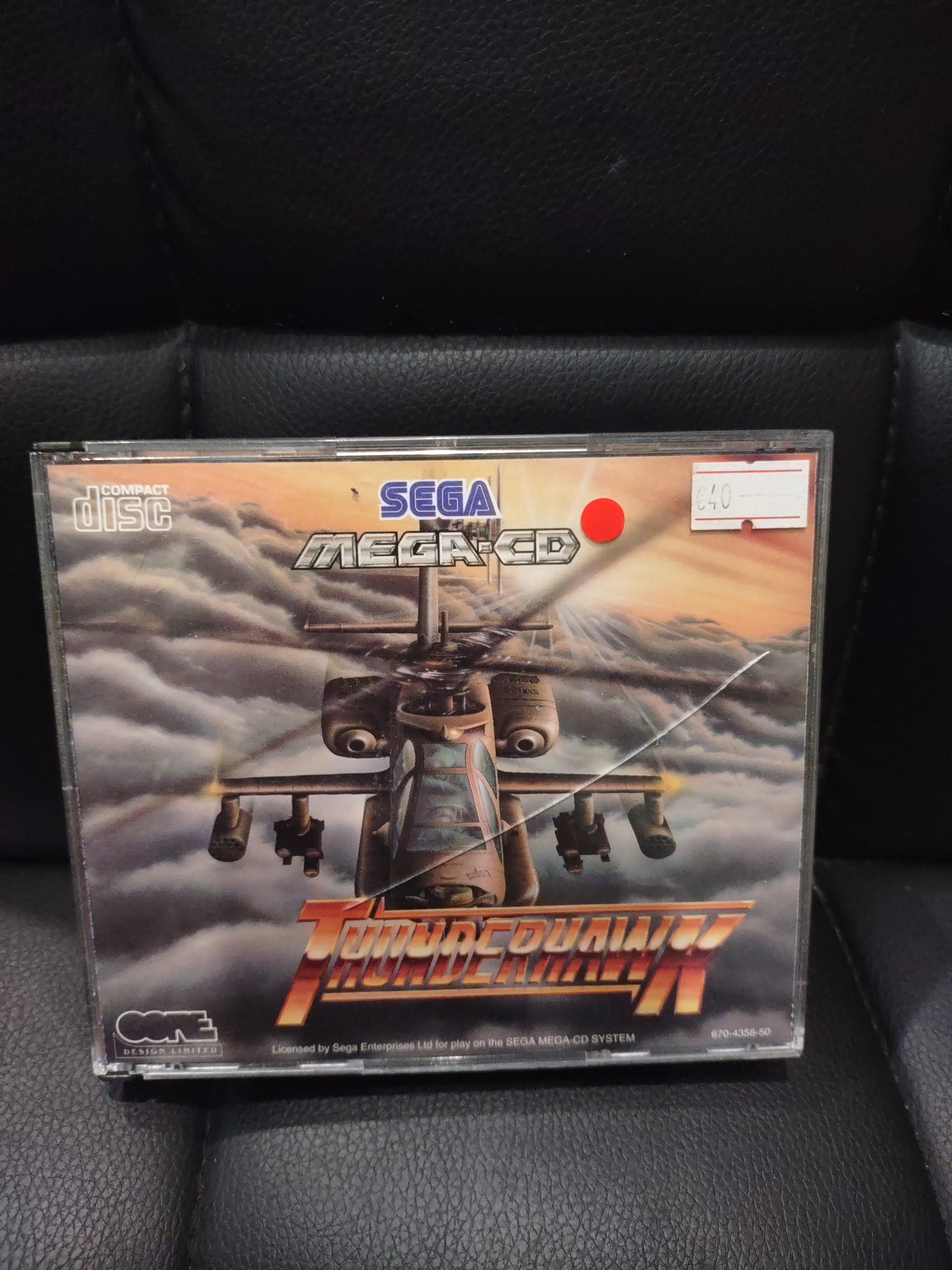 Gioco sega mega CD thunderhawk 1993