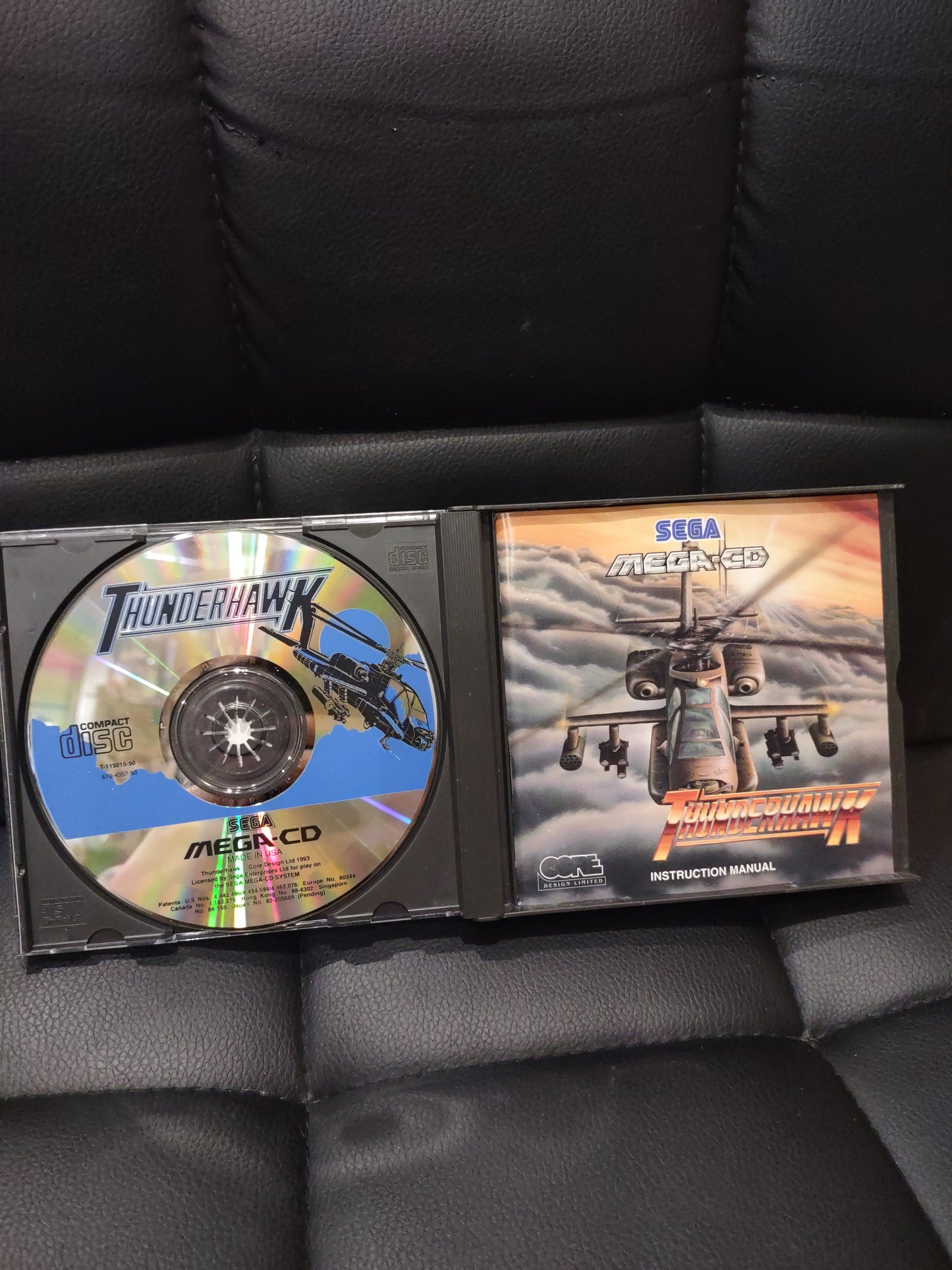 Gioco sega mega CD thunderhawk 1993