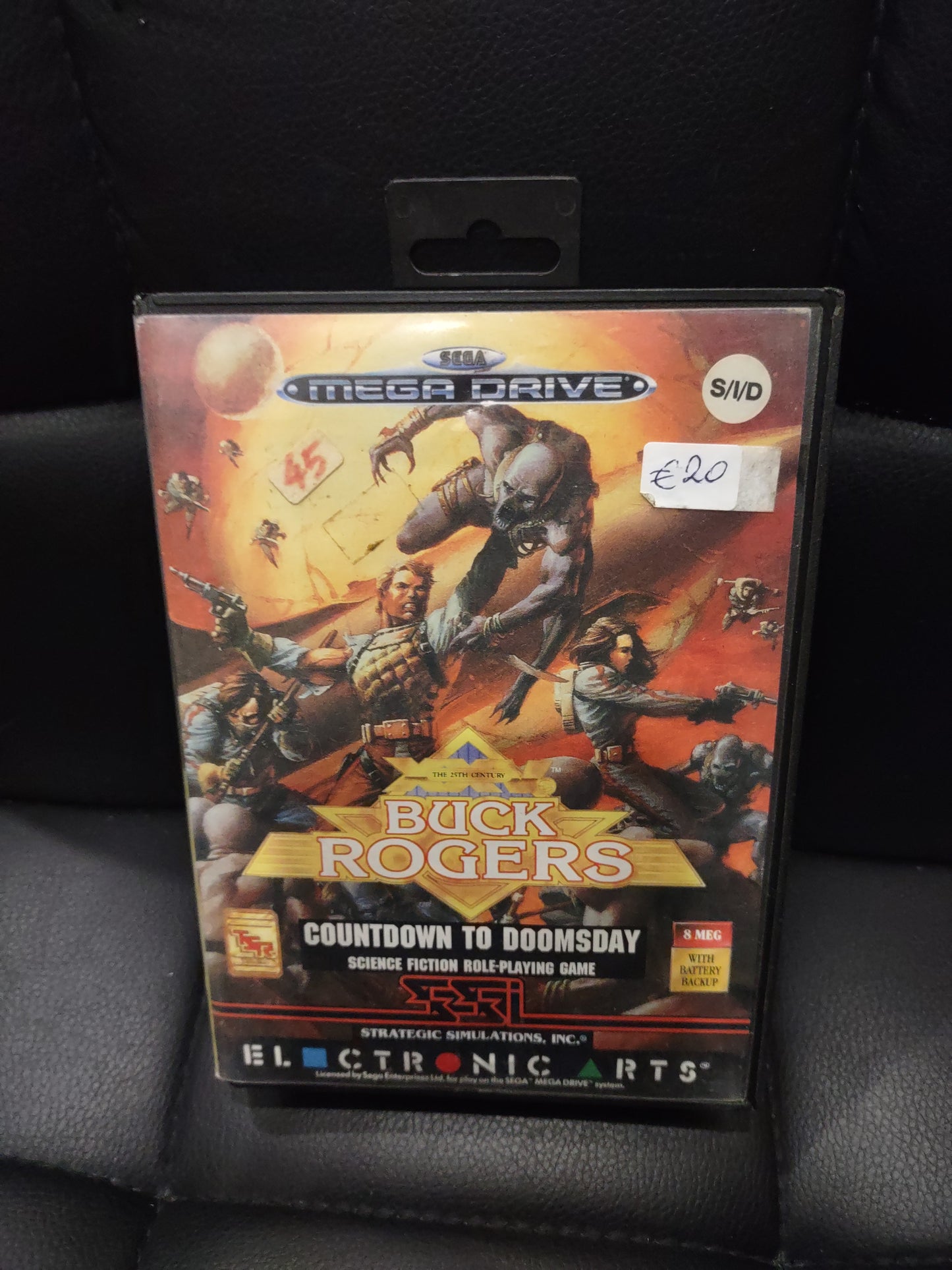 Gioco sega mega drive buck Rogers