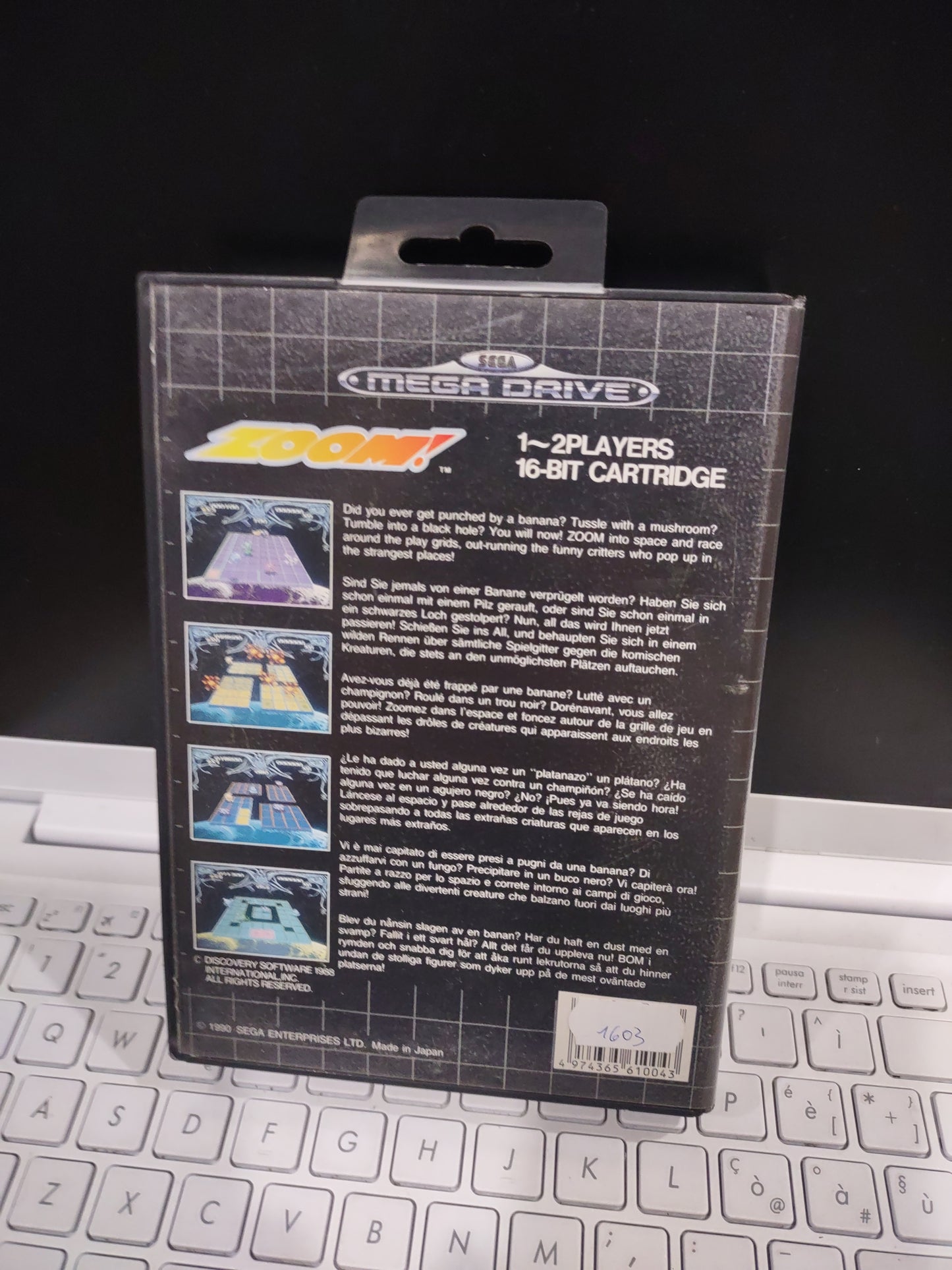 Gioco sega mega drive zoom !
