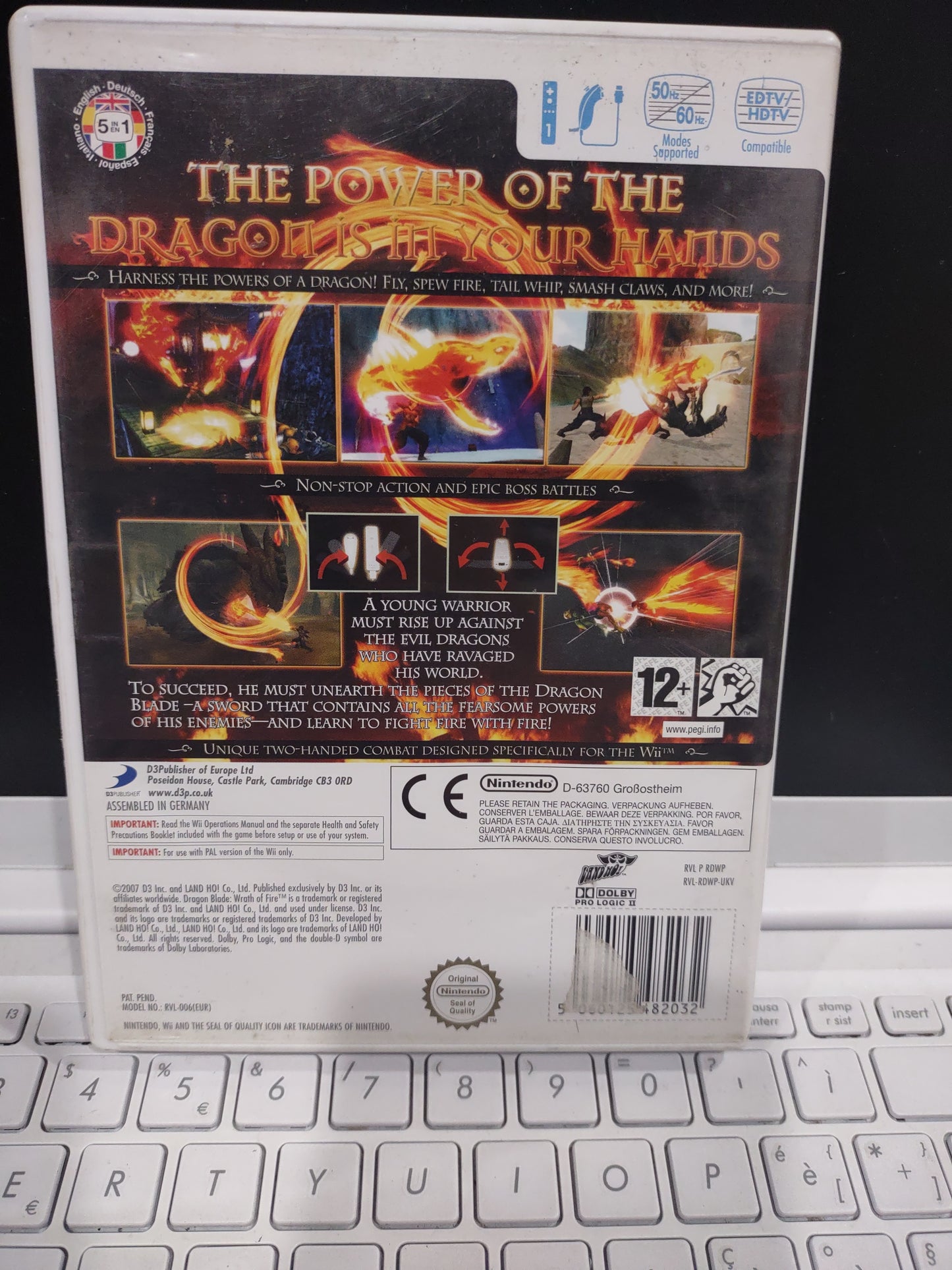 Gioco Nintendo Wii Dragon Blade wrath of Fire PAL