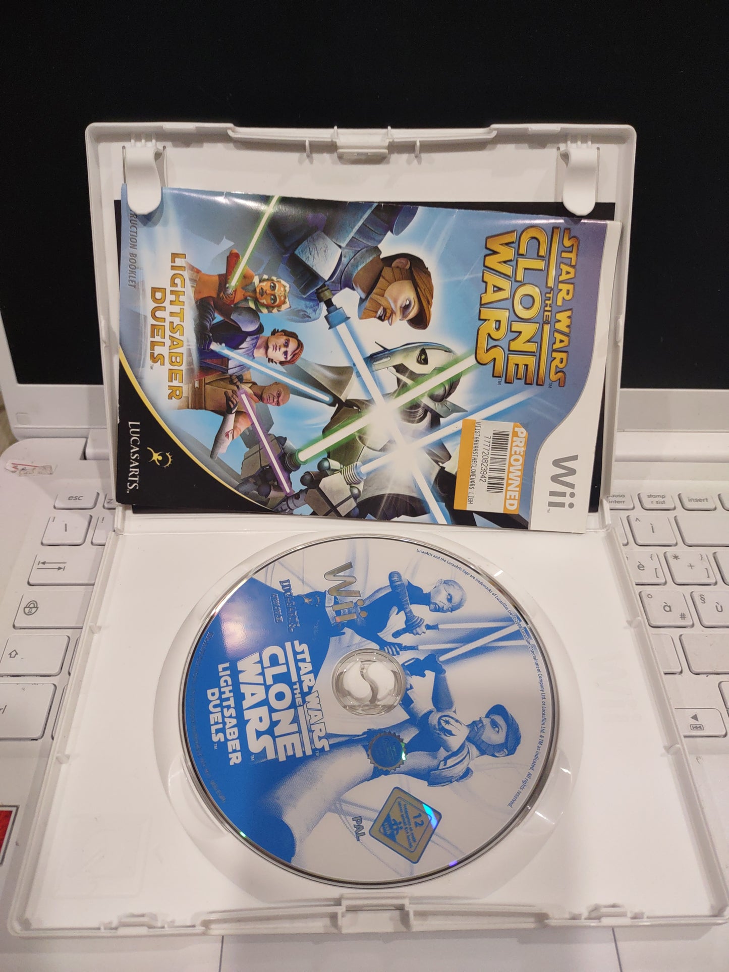 Gioco Nintendo Wii Star wars the clone wars lightsaber duels