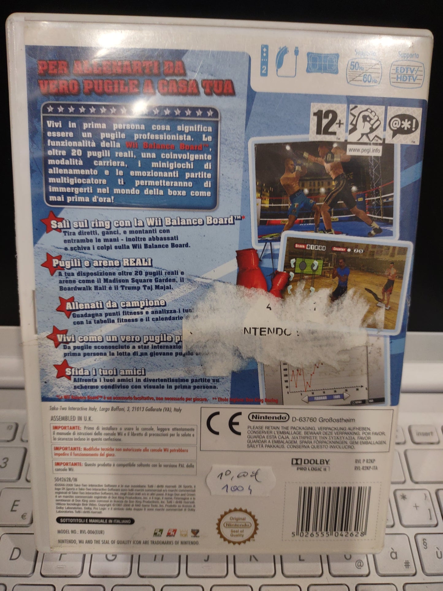 Gioco Nintendo Wii don king boxe sports