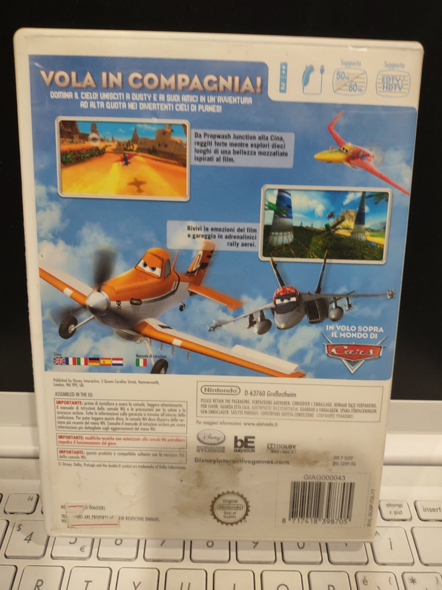 Gioco Nintendo Wii Disney Planes PAL italiano