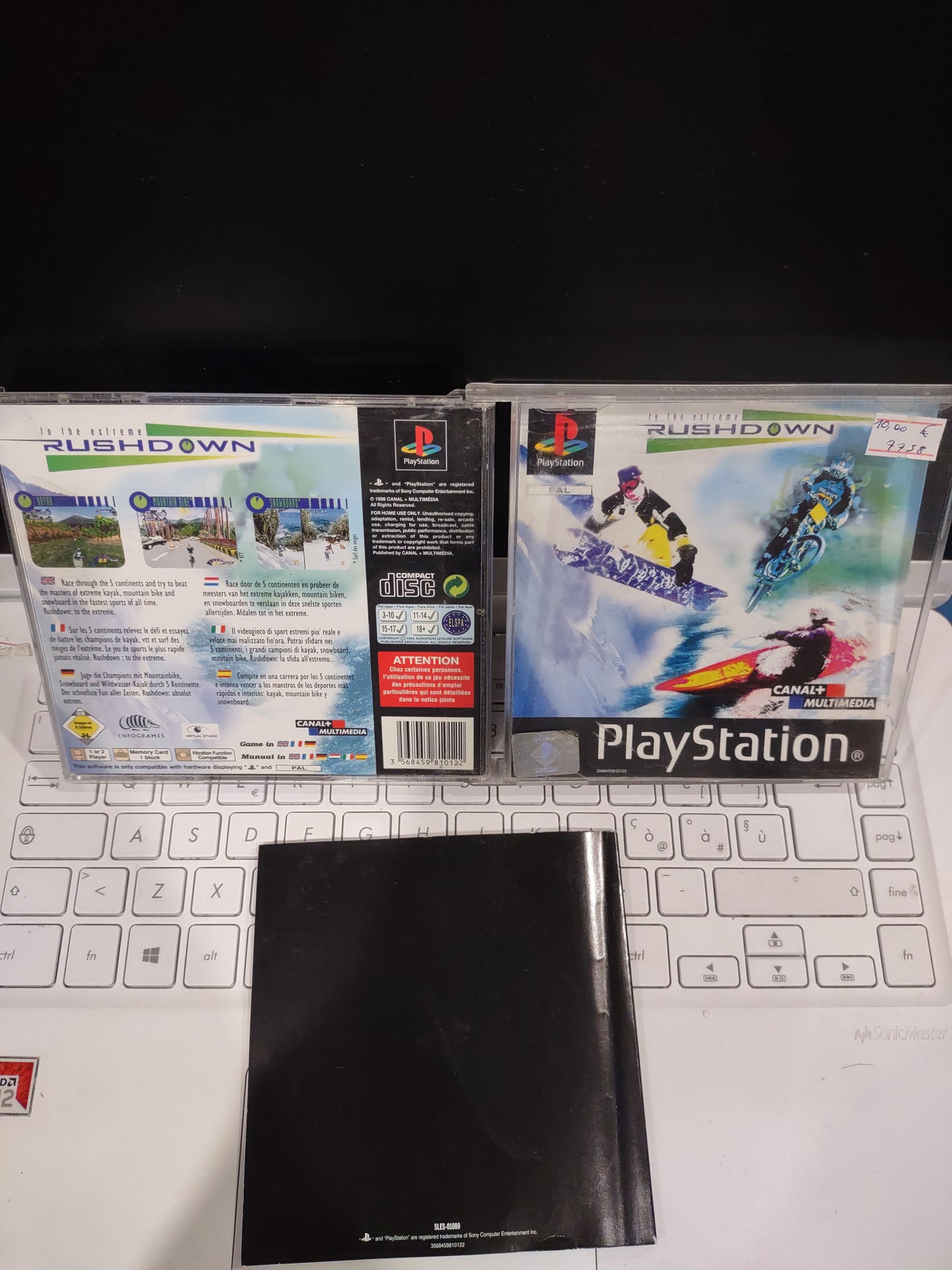 Gioco ps1 PlayStation rushdown sports Canal + media