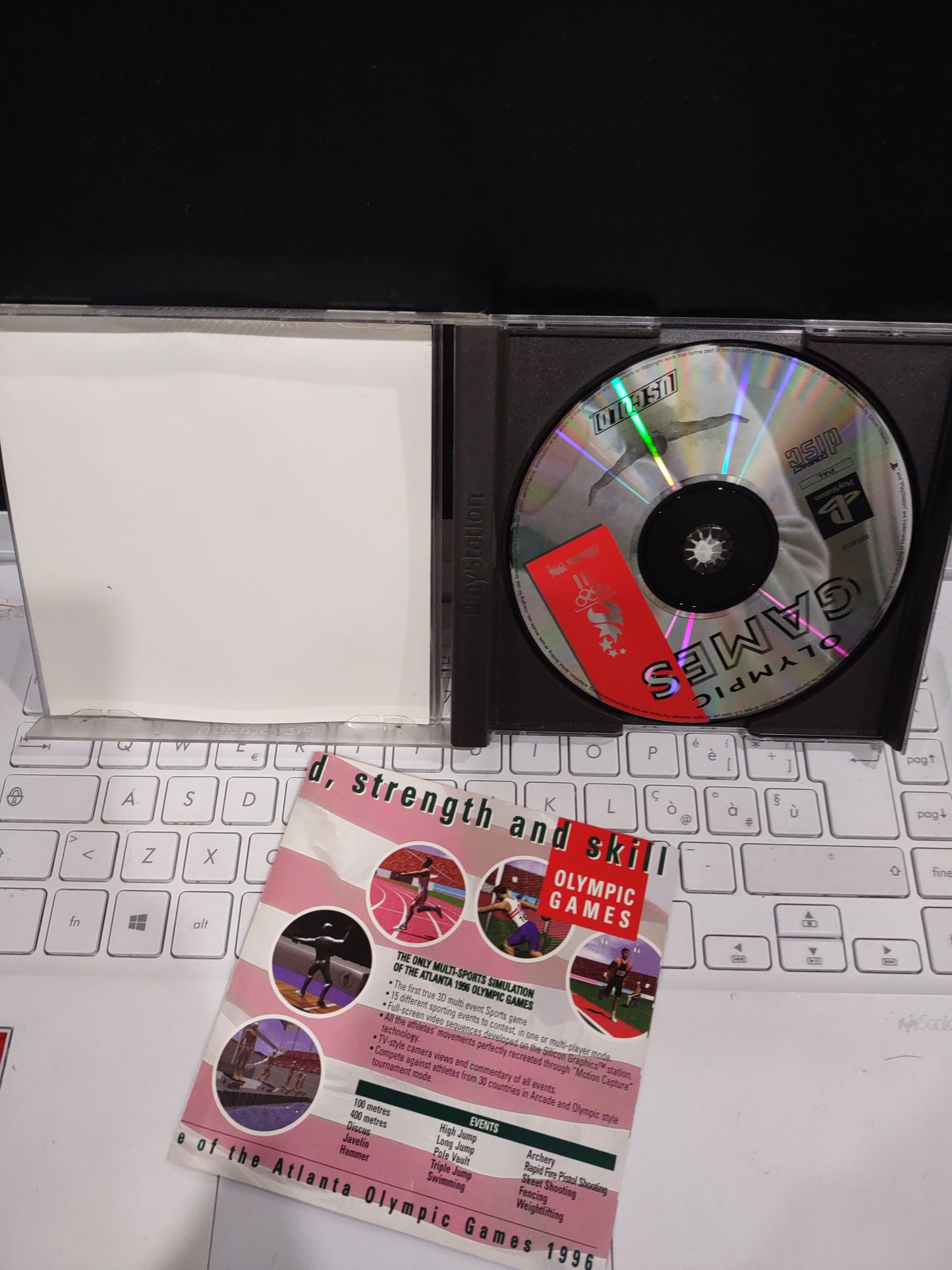 Gioco PS1 PlayStation Olympic games us Gold PAL