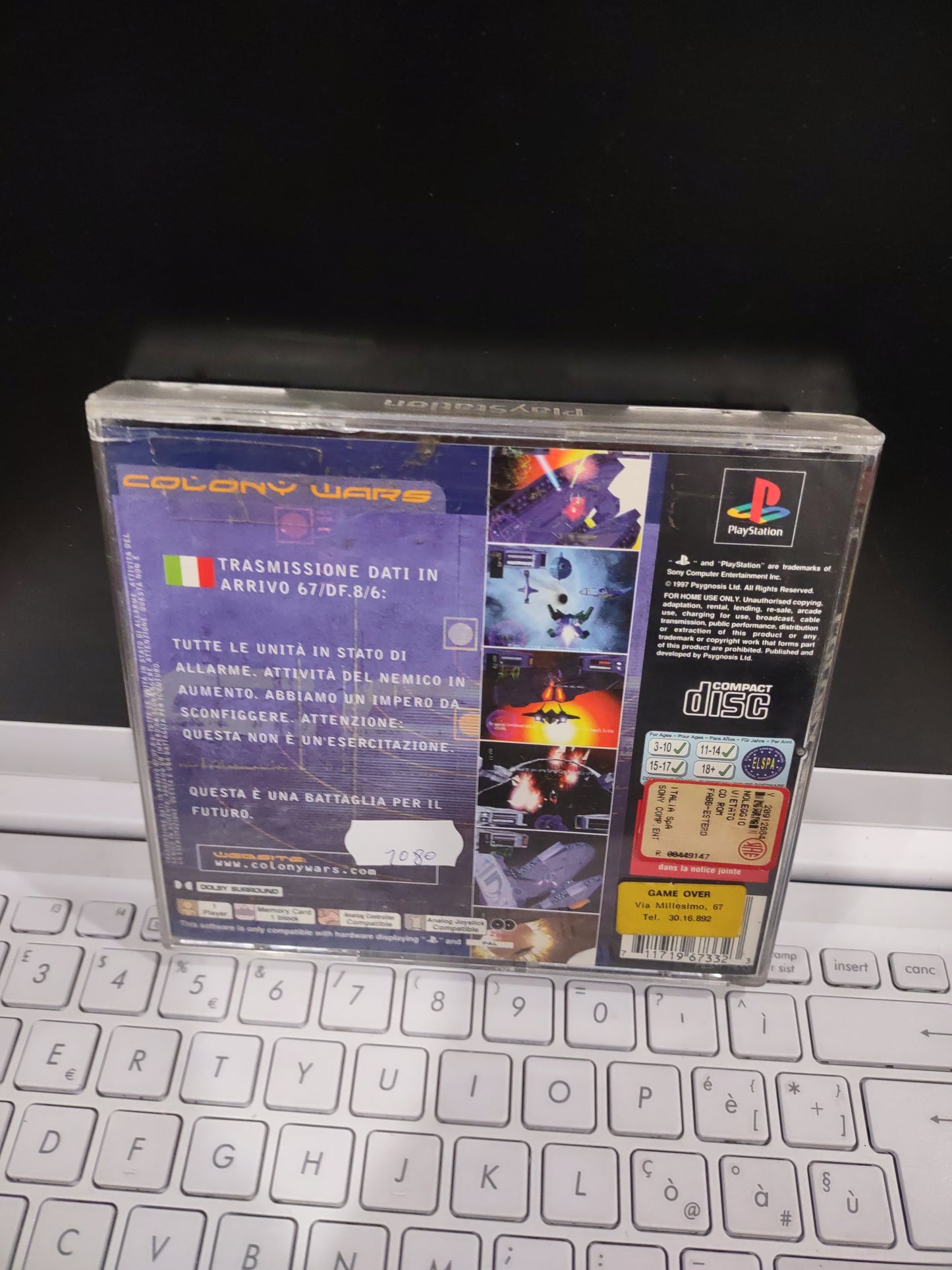 Gioco ps1 PlayStation colony wars Ita