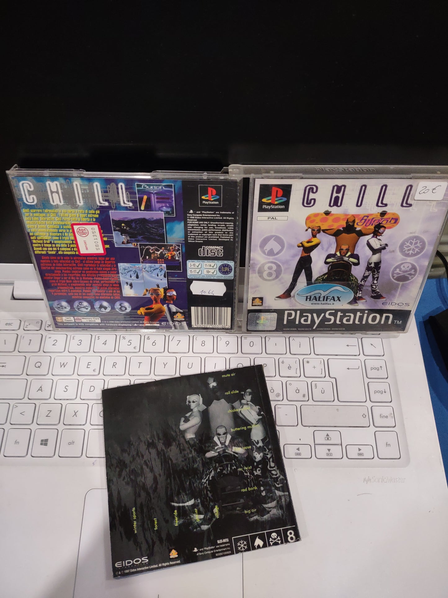 Gioco ps1 PlayStation chill PAL