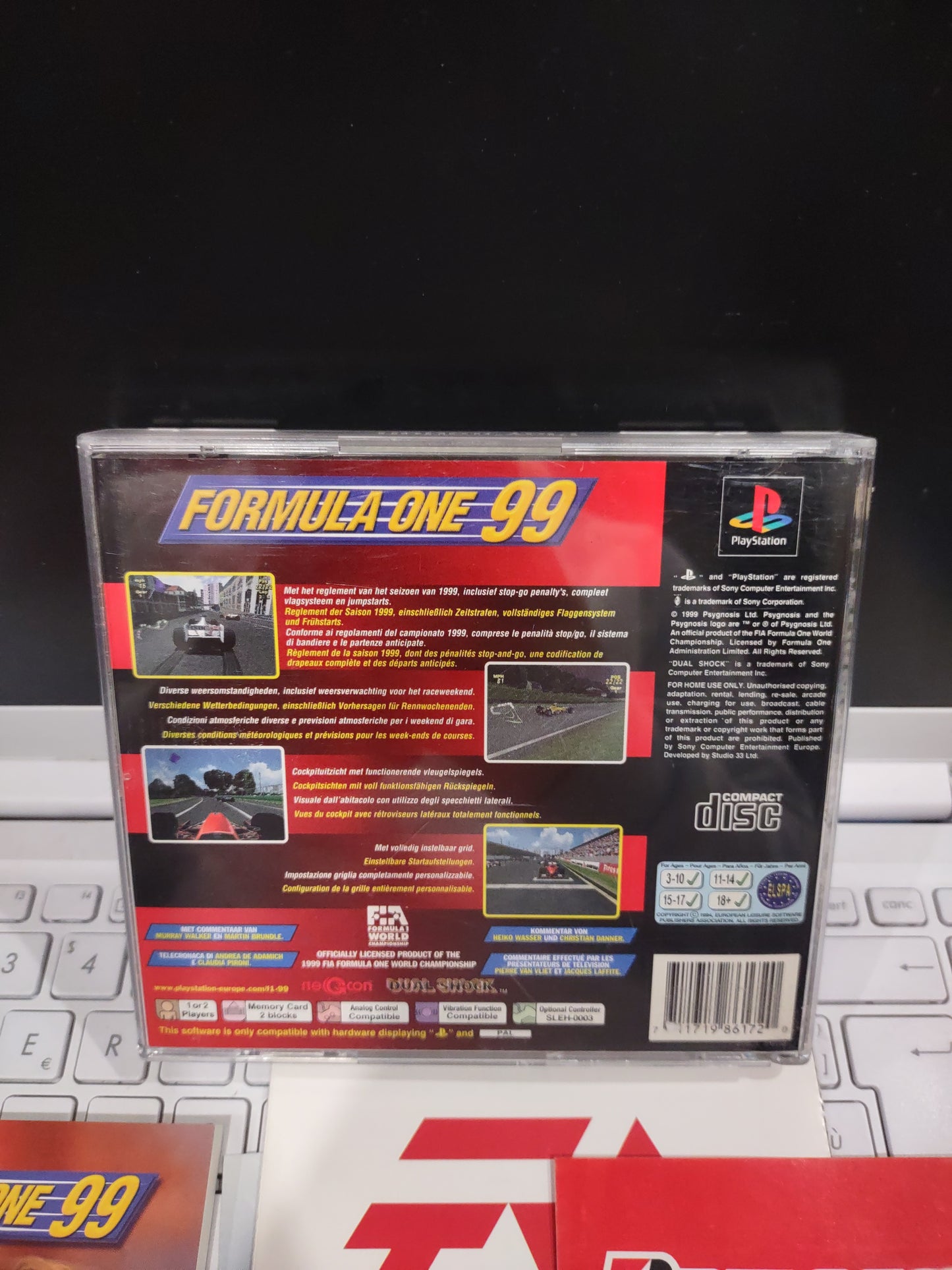 Gioco PS1 PlayStation formula One F1 99 Sony