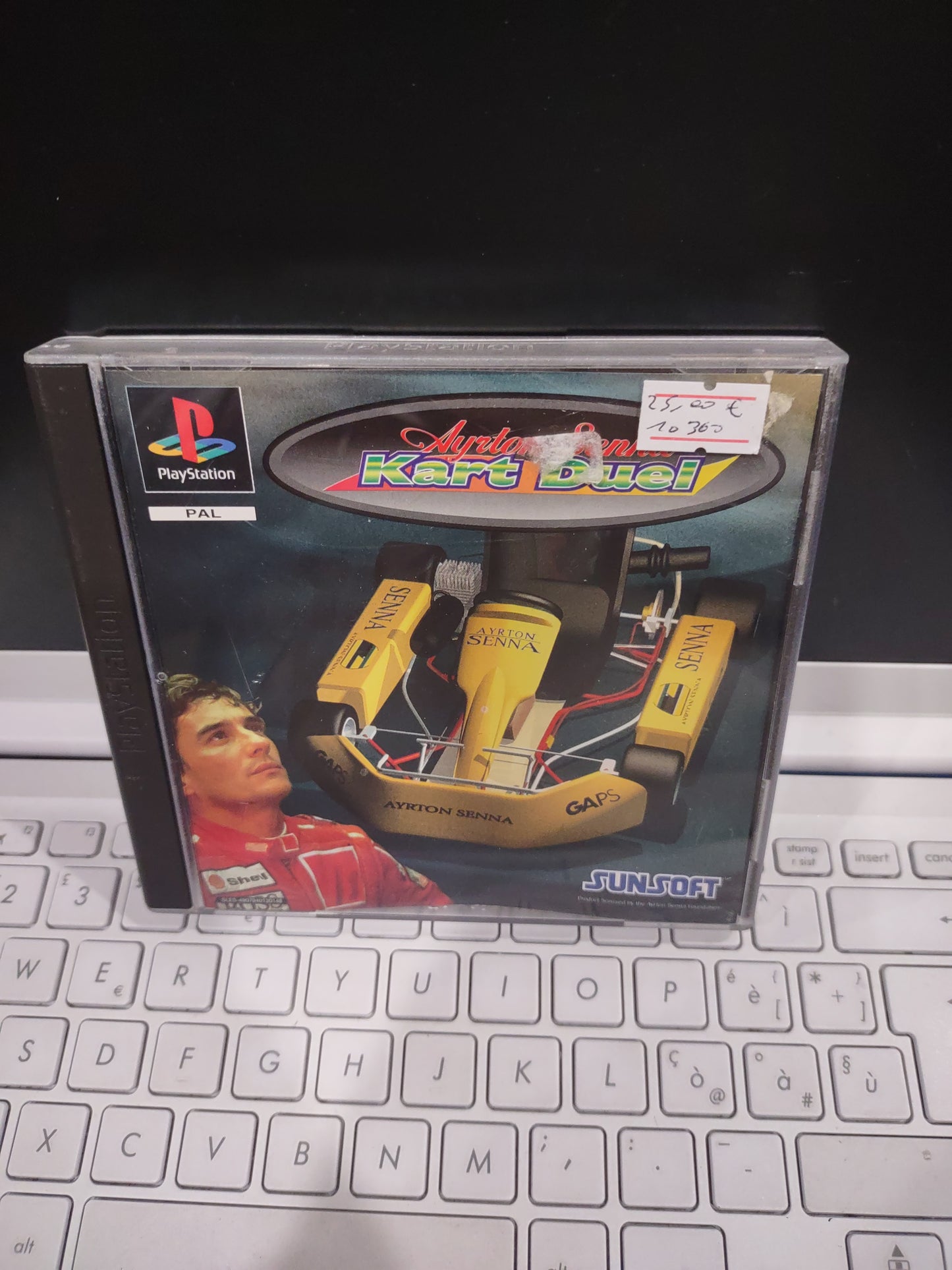 Gioco PS1 PlayStation kart duel Ayrton Senna pal