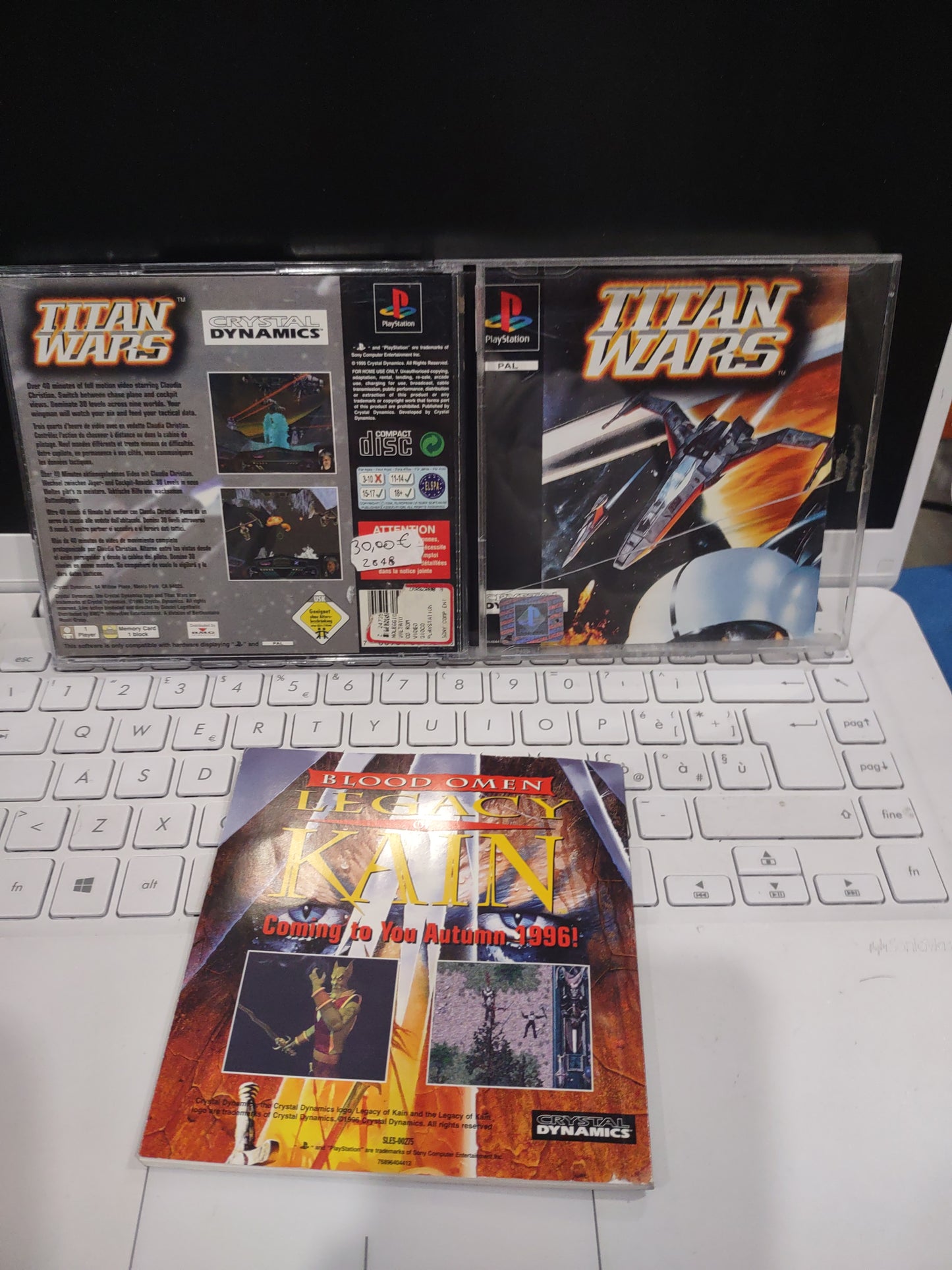 Gioco PS1 PlayStation titan wars PAL