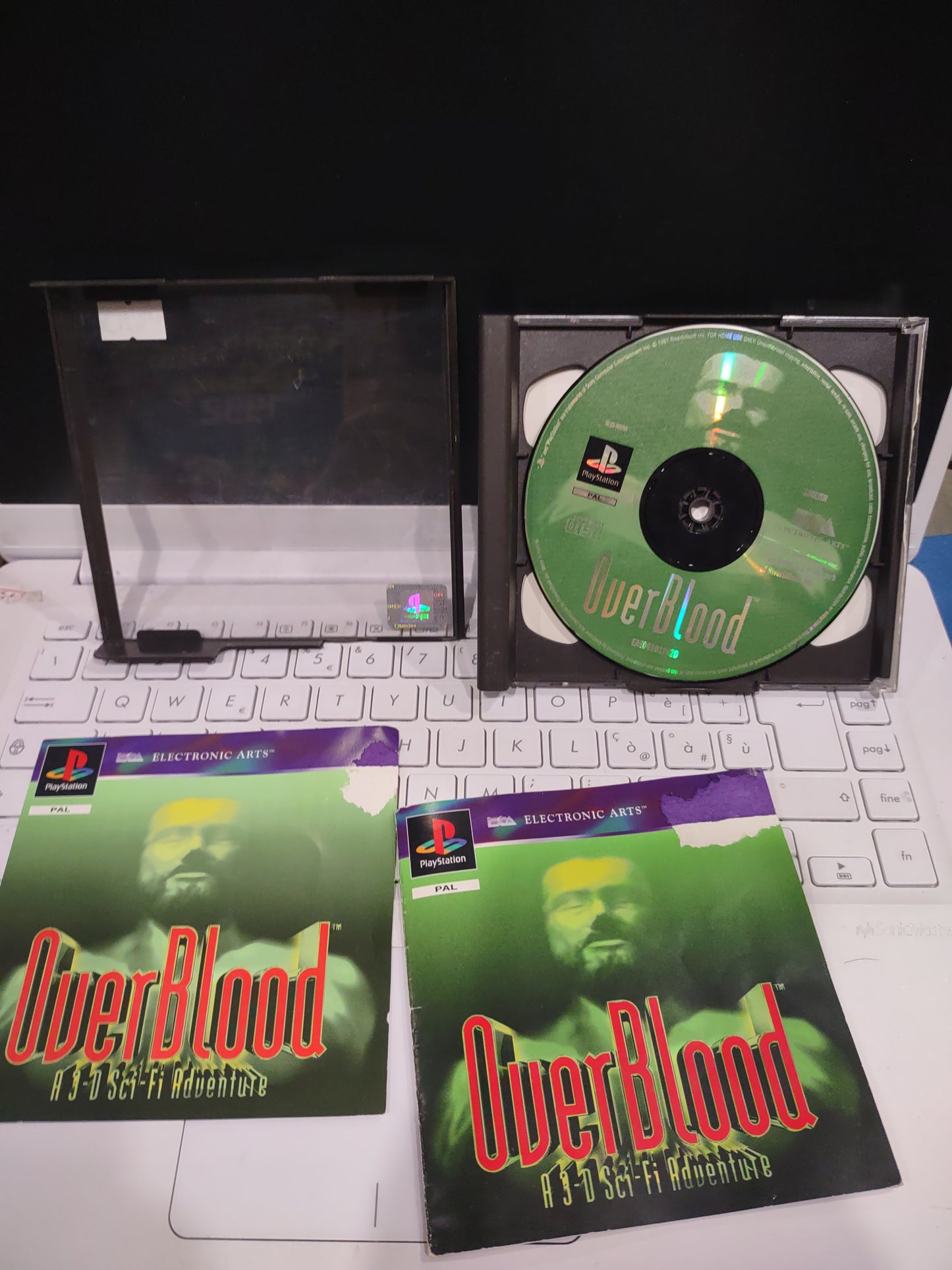 Gioco PS1 PlayStation overblood pal