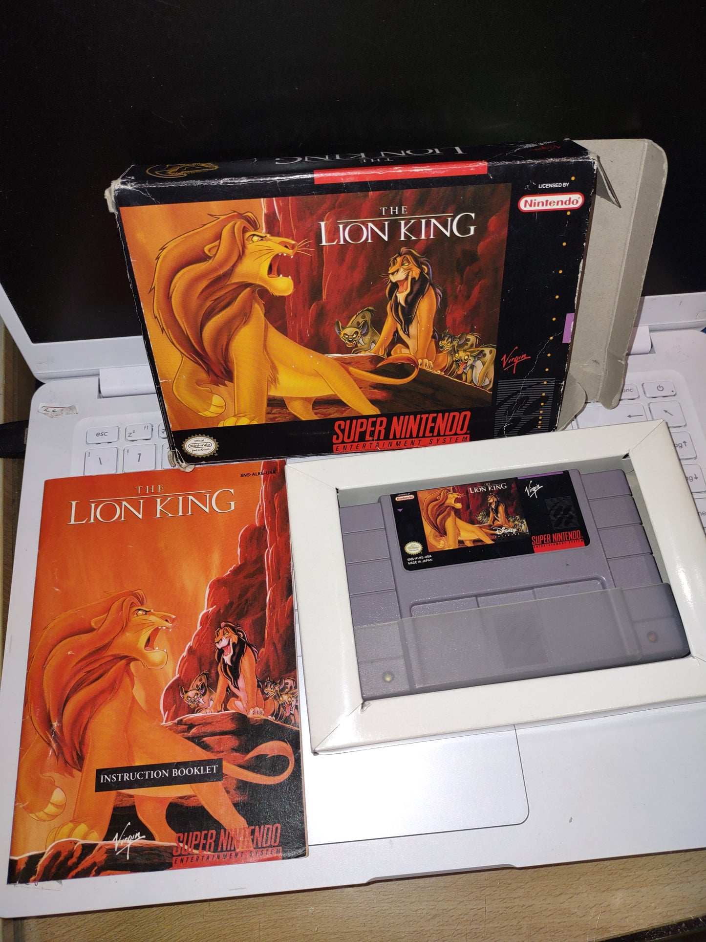 Gioco snes super Nintendo usa the Lion King re leone