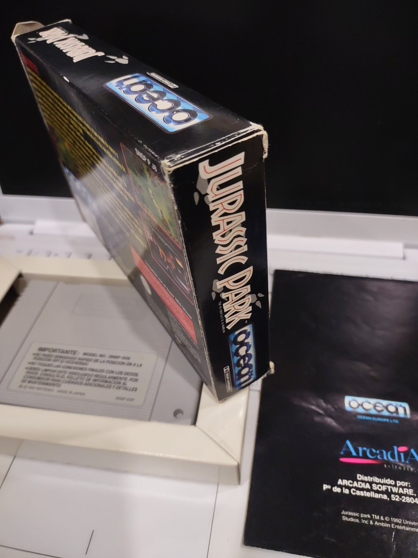 Gioco super Nintendo snes PAL Jurassic Park JP