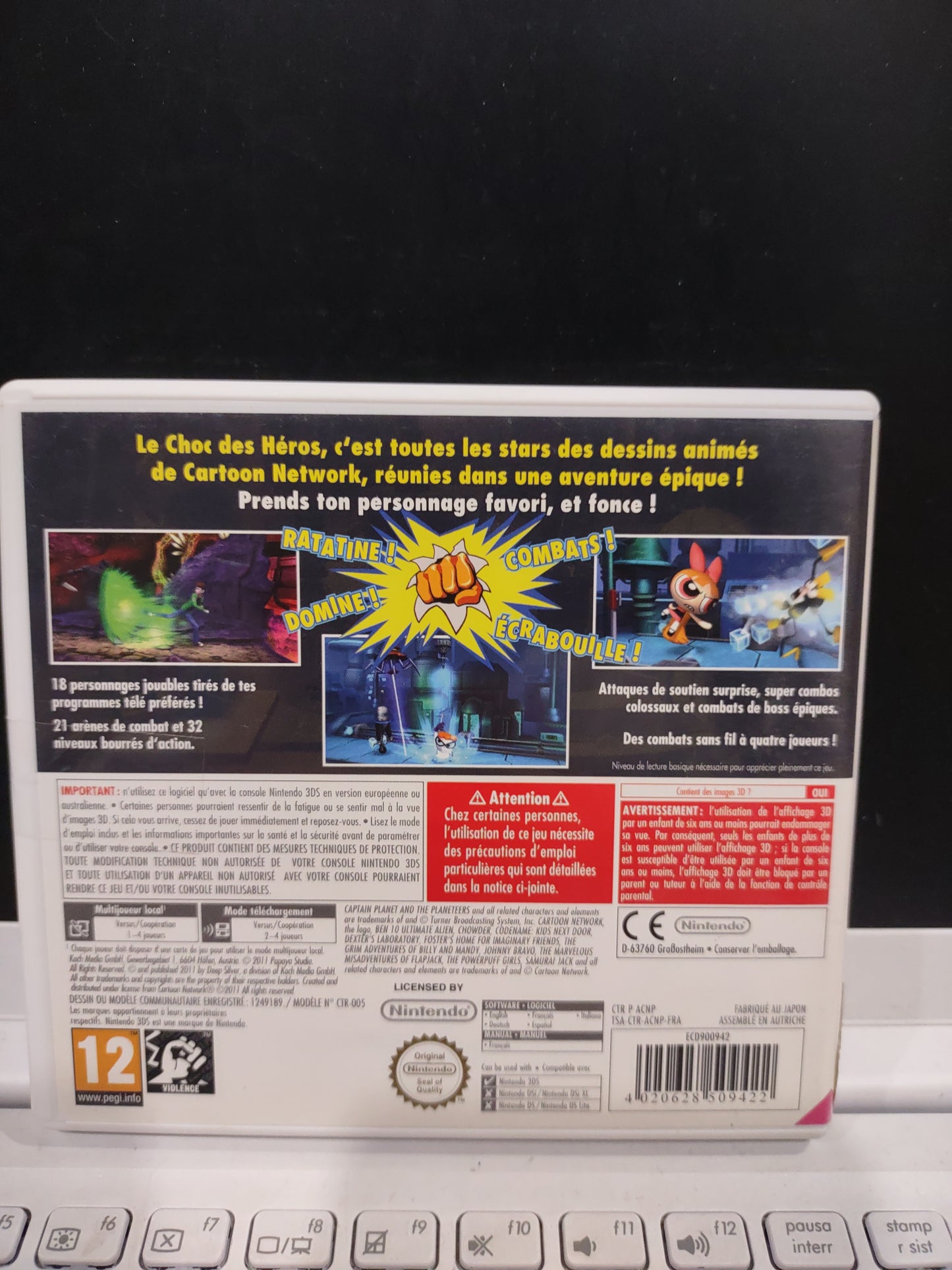 Gioco Nintendo 3DS cartoon network le choc des Heroes