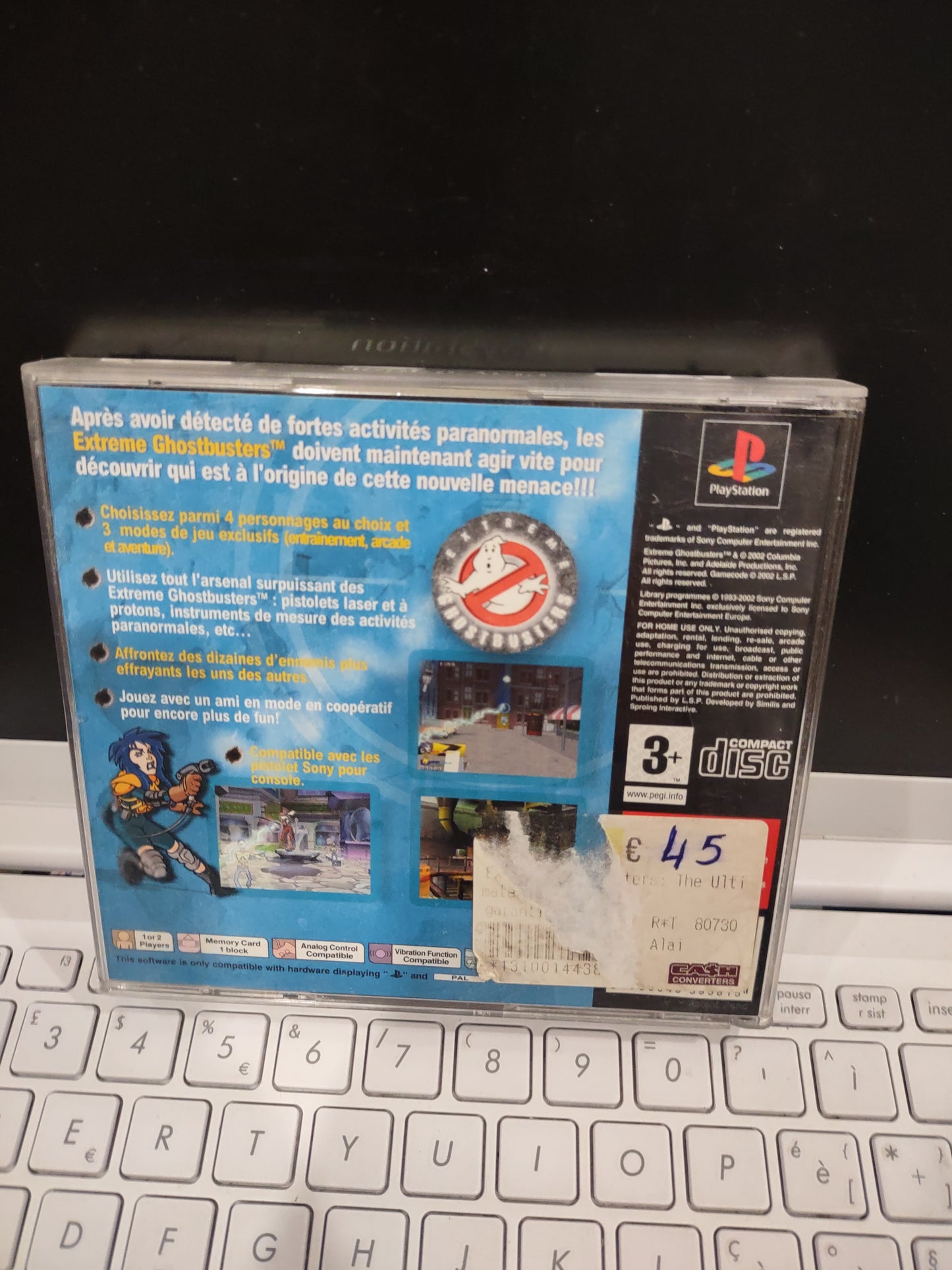 Gioco ps1 PlayStation PAL Extreme Ghostbusters the ultimate invasion