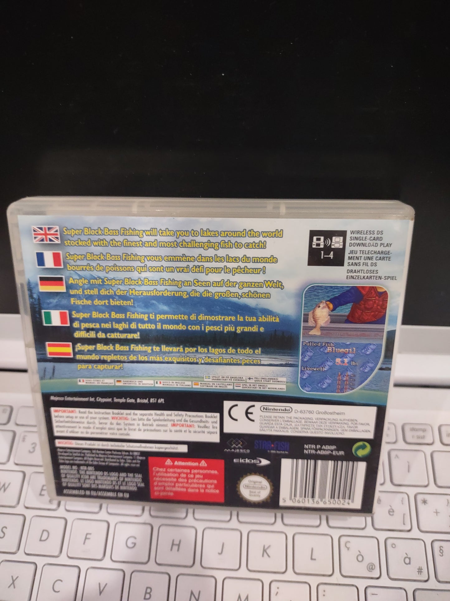 Gioco Nintendo DS super black bass fishing