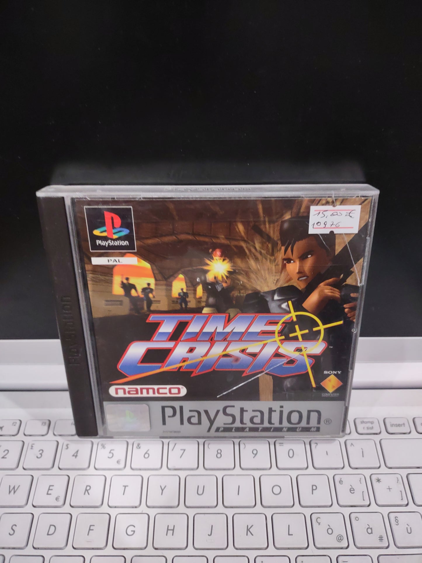 Gioco PS1 PlayStation Platinum time crisis