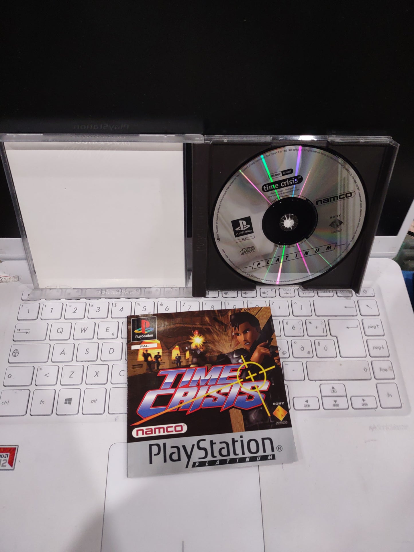 Gioco PS1 PlayStation Platinum time crisis
