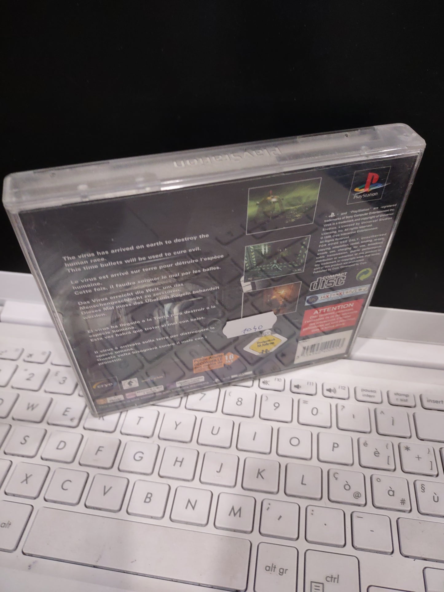 Gioco PS1 PlayStation virus IT IS aware