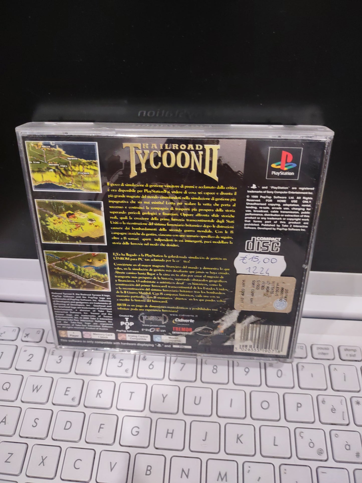 Gioco ps1 PlayStation PAL Railroad tycoon 2