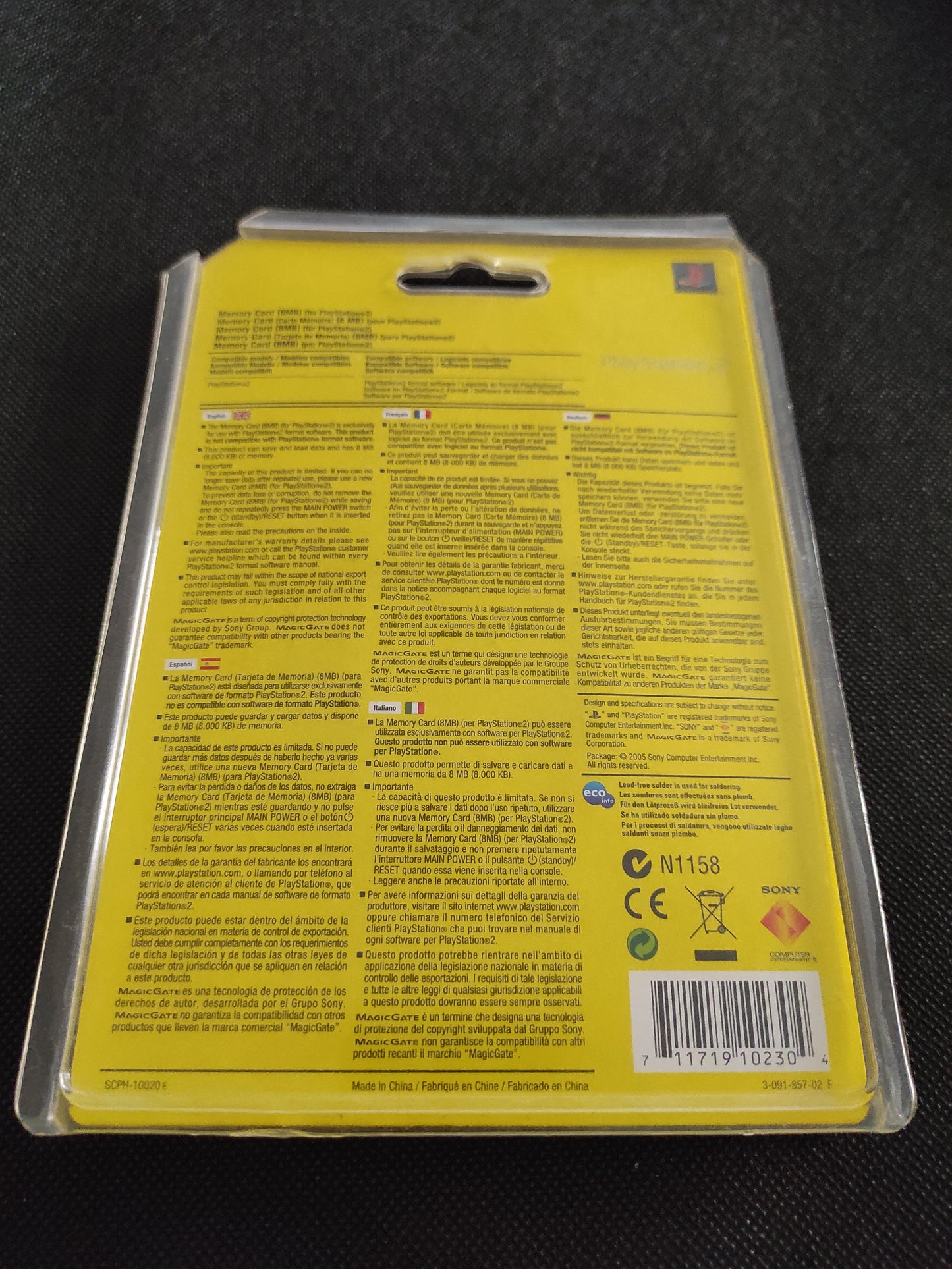 Memory card PlayStation 2 ps2 con scatola