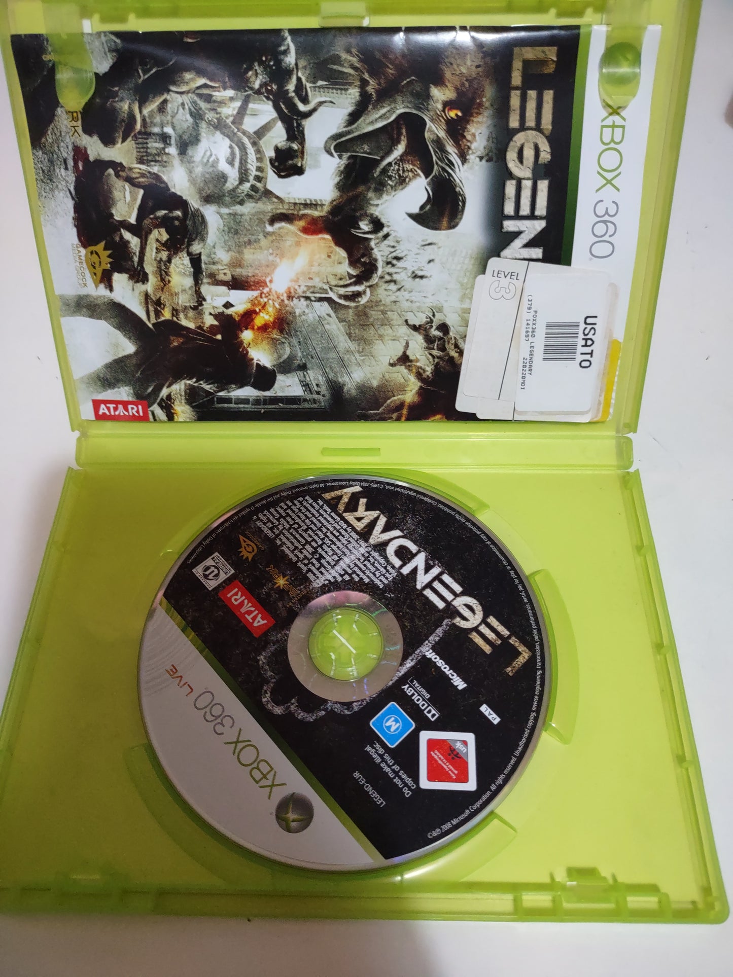 Gioco Xbox 360 legendary ita