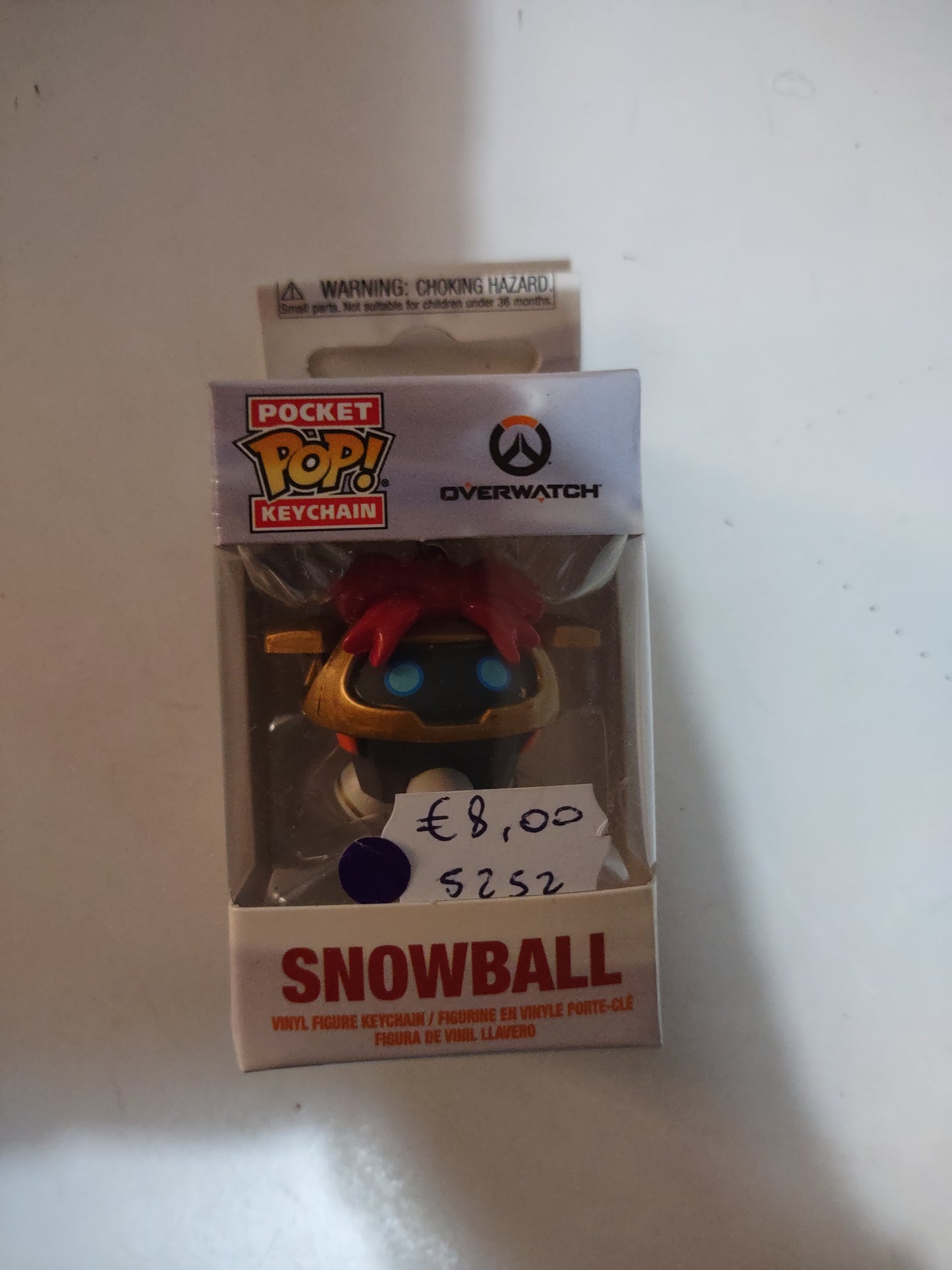 Pocket pop keychain overwatch snowball