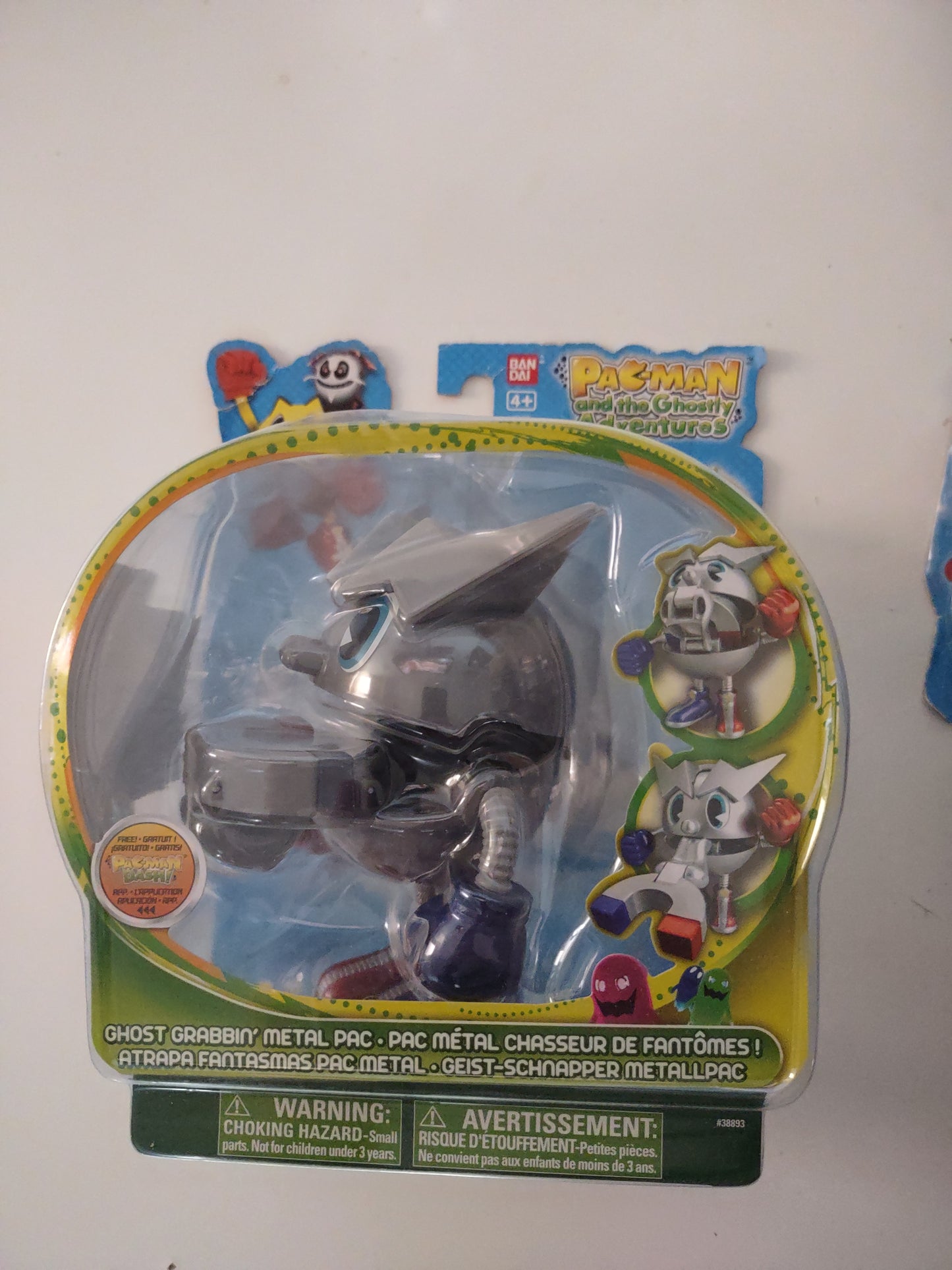 Action figure pac-man and the ghostly adventures metal PAC