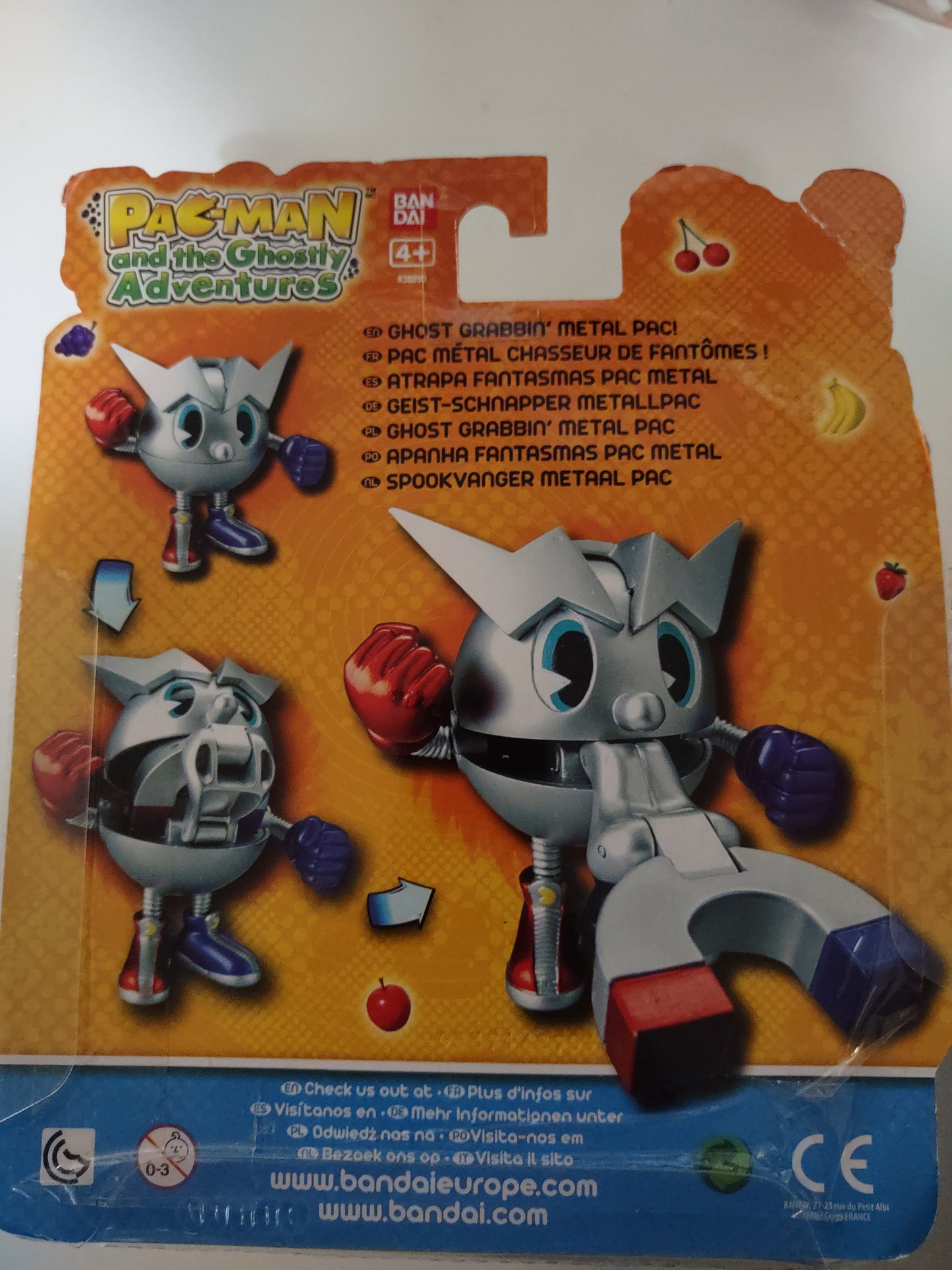 Action figure pac-man and the ghostly adventures metal PAC