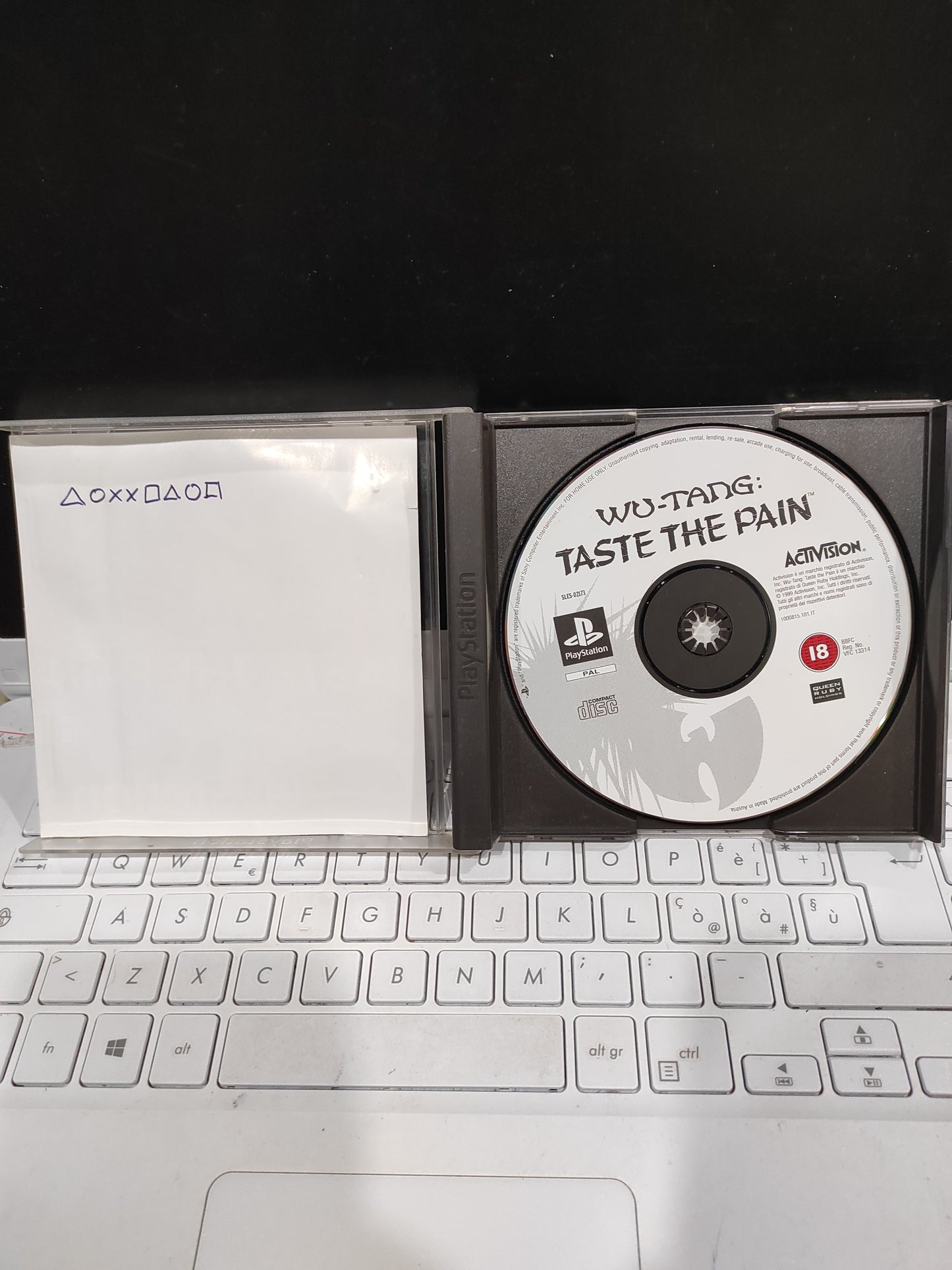 Gioco PlayStation 1 PS1 wu-tang taste the paine