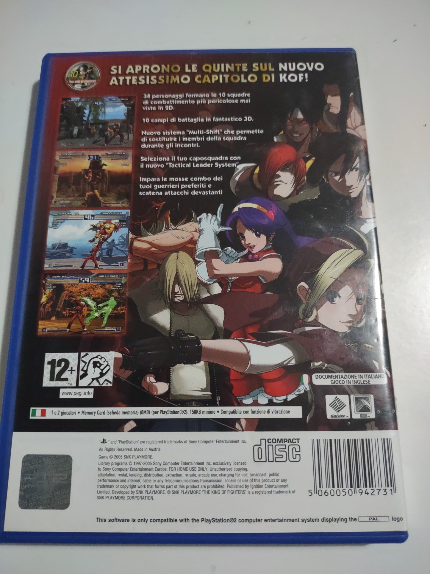 Gioco PlayStation 2 Ps2 king of fighters 2003