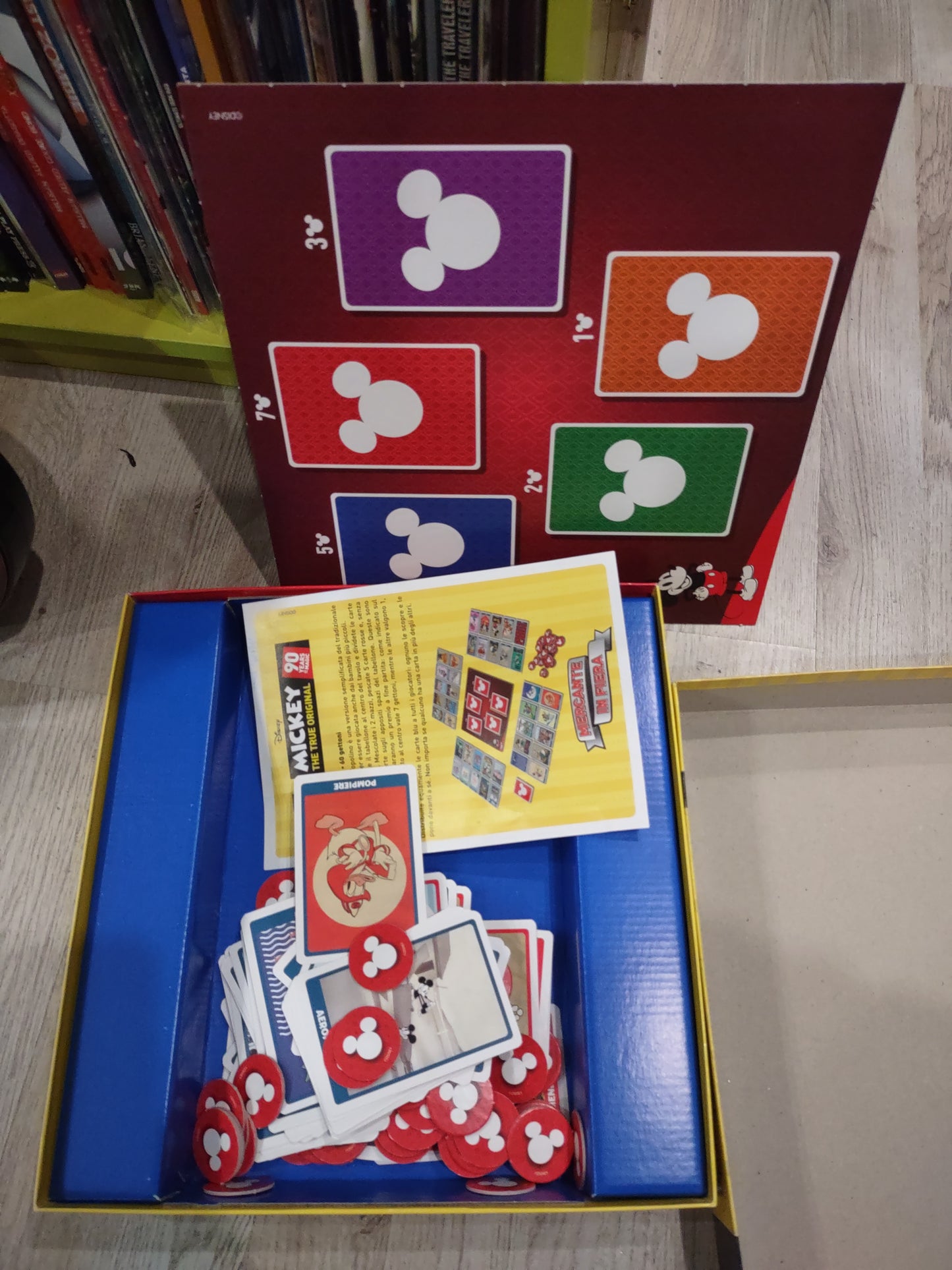 Gioco da tavolo Disney mercante in fiera Mickey mouse