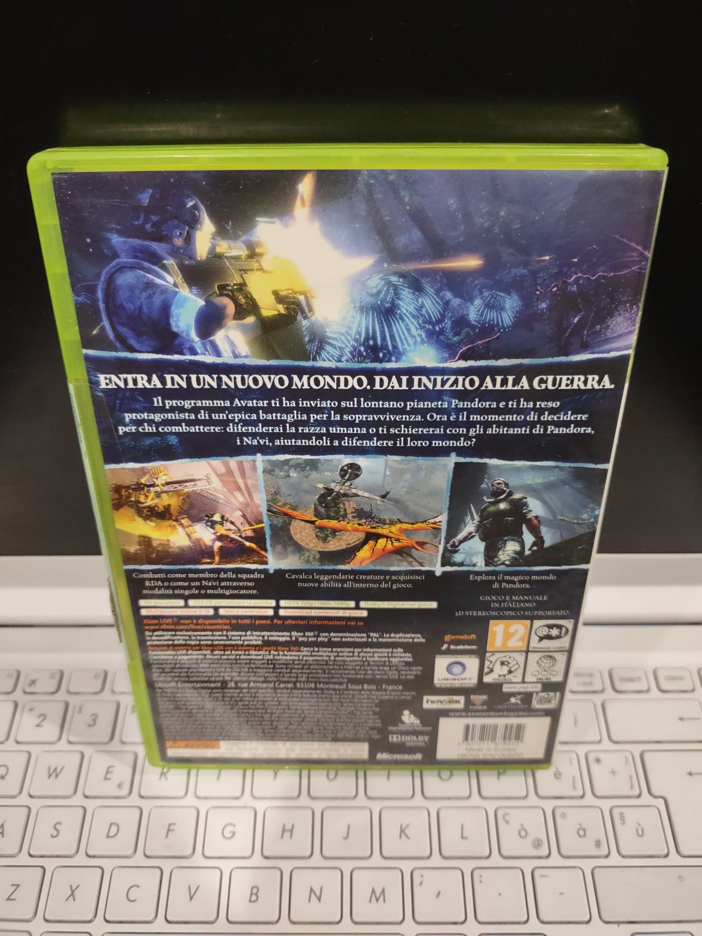 Gioco Xbox 360 avatar il videogioco