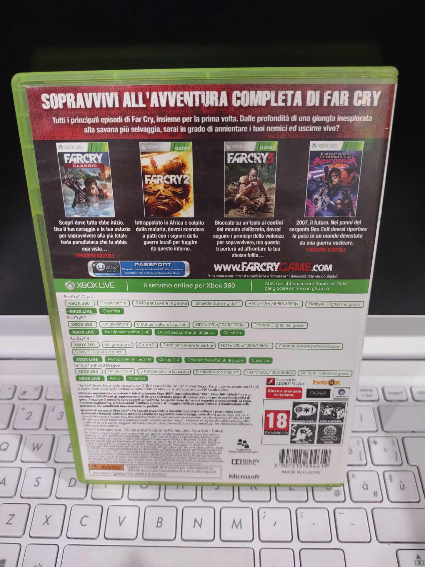 Gioco Xbox 360 far cry the wild expedition