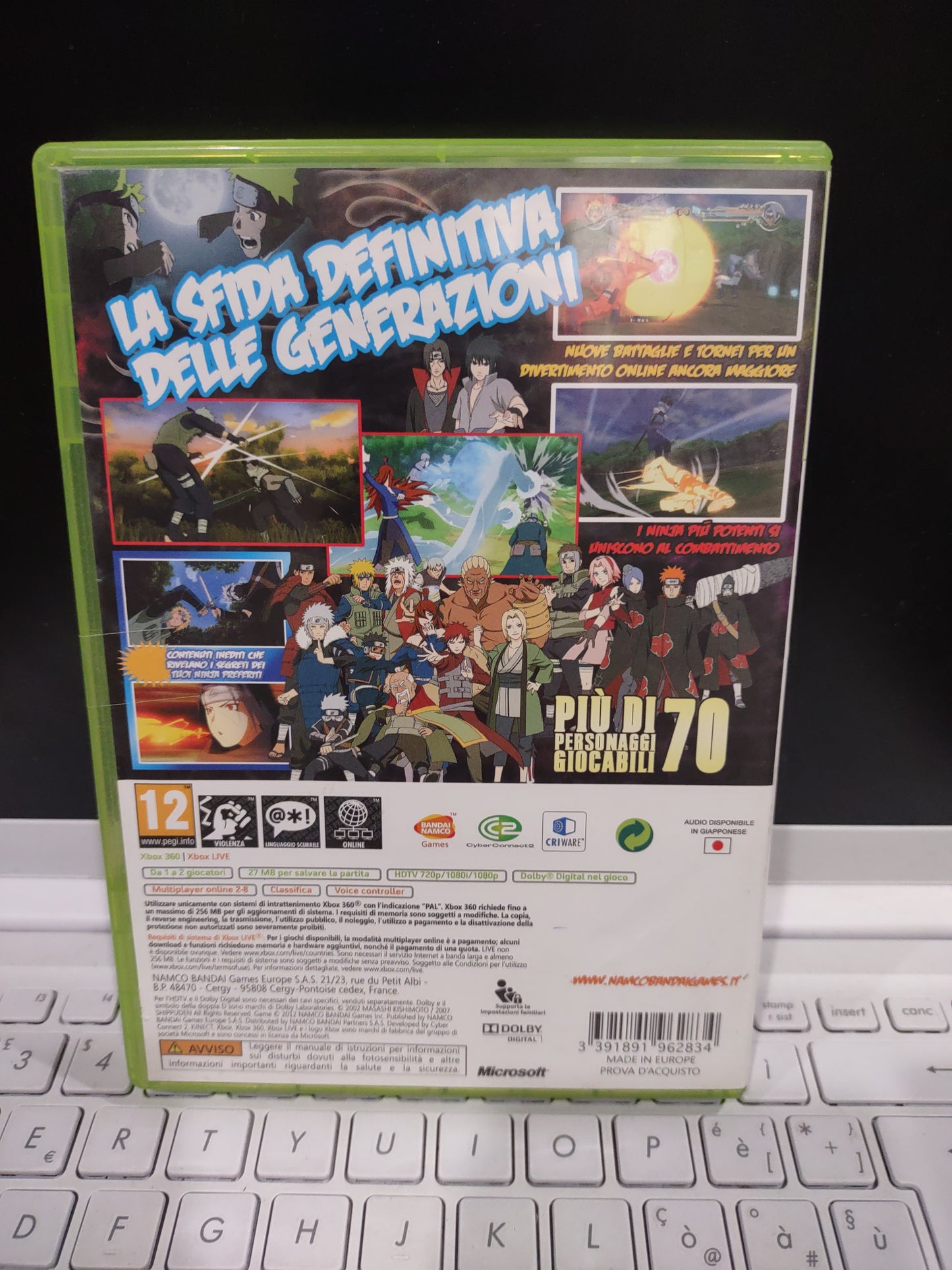 Gioco Xbox 360 Naruto Shippuden ultimate ninja storm generations
