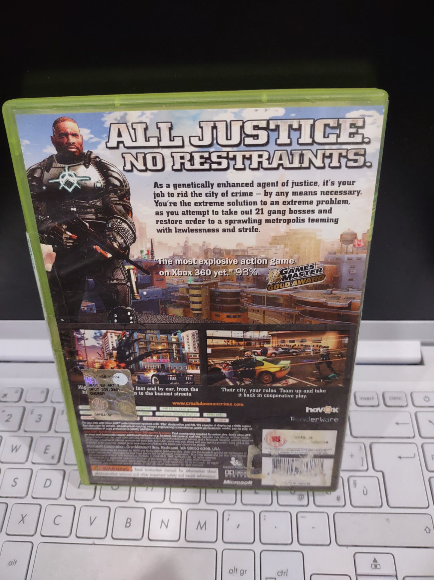 Gioco Xbox 360 crackdown PAL