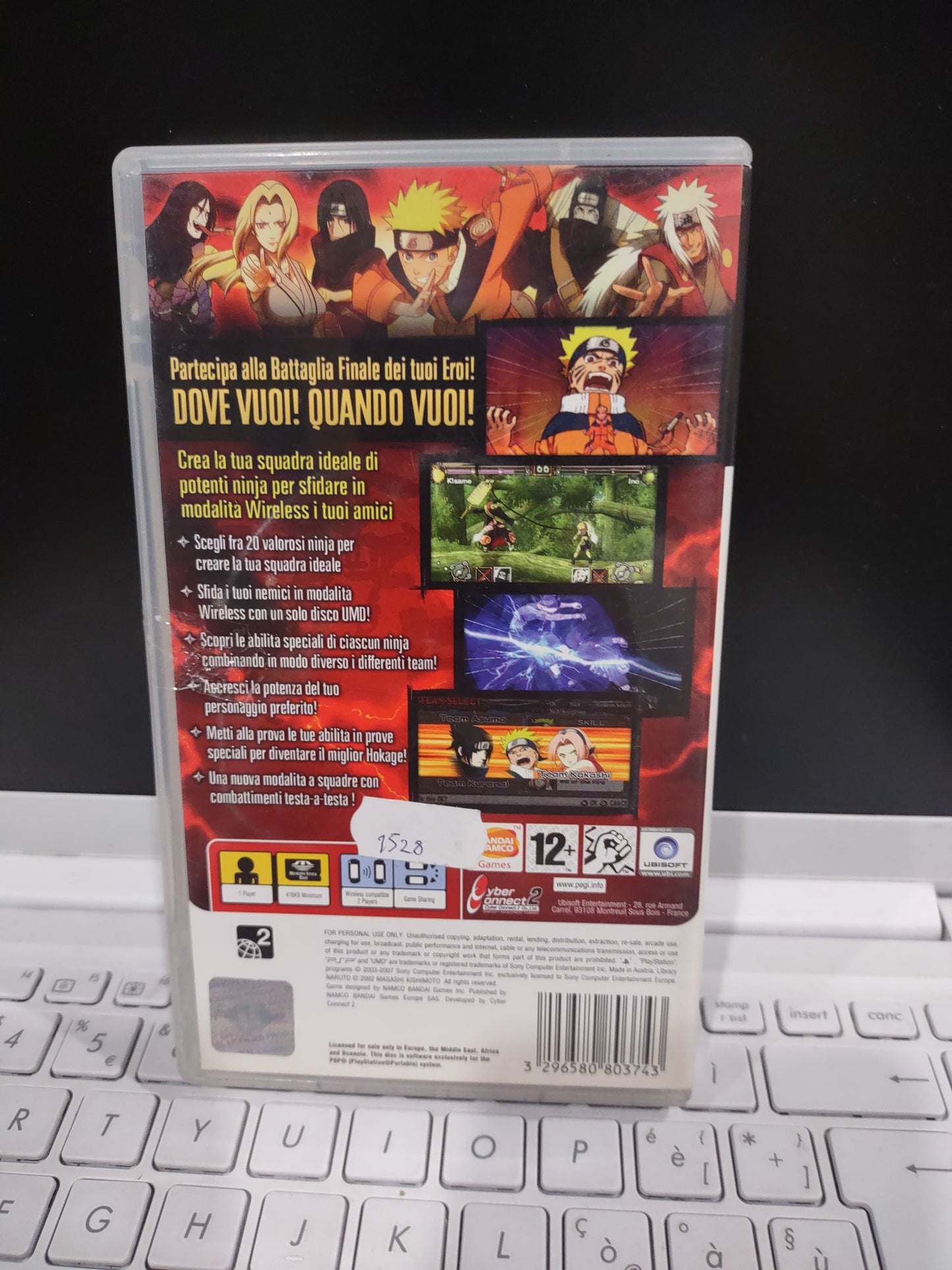 Gioco PSP PlayStation Naruto ultimate ninja Heroes