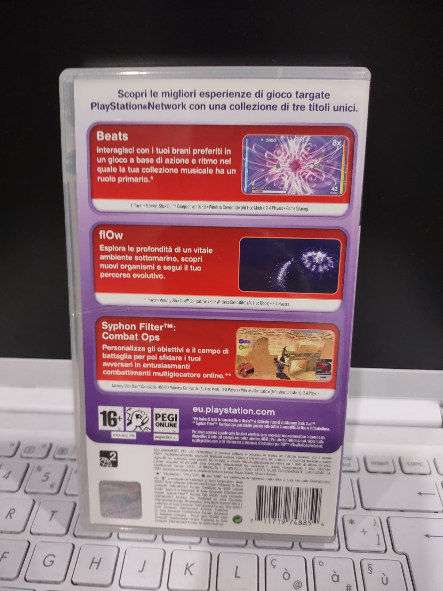 Gioco PSP PlayStation network collection Power pack