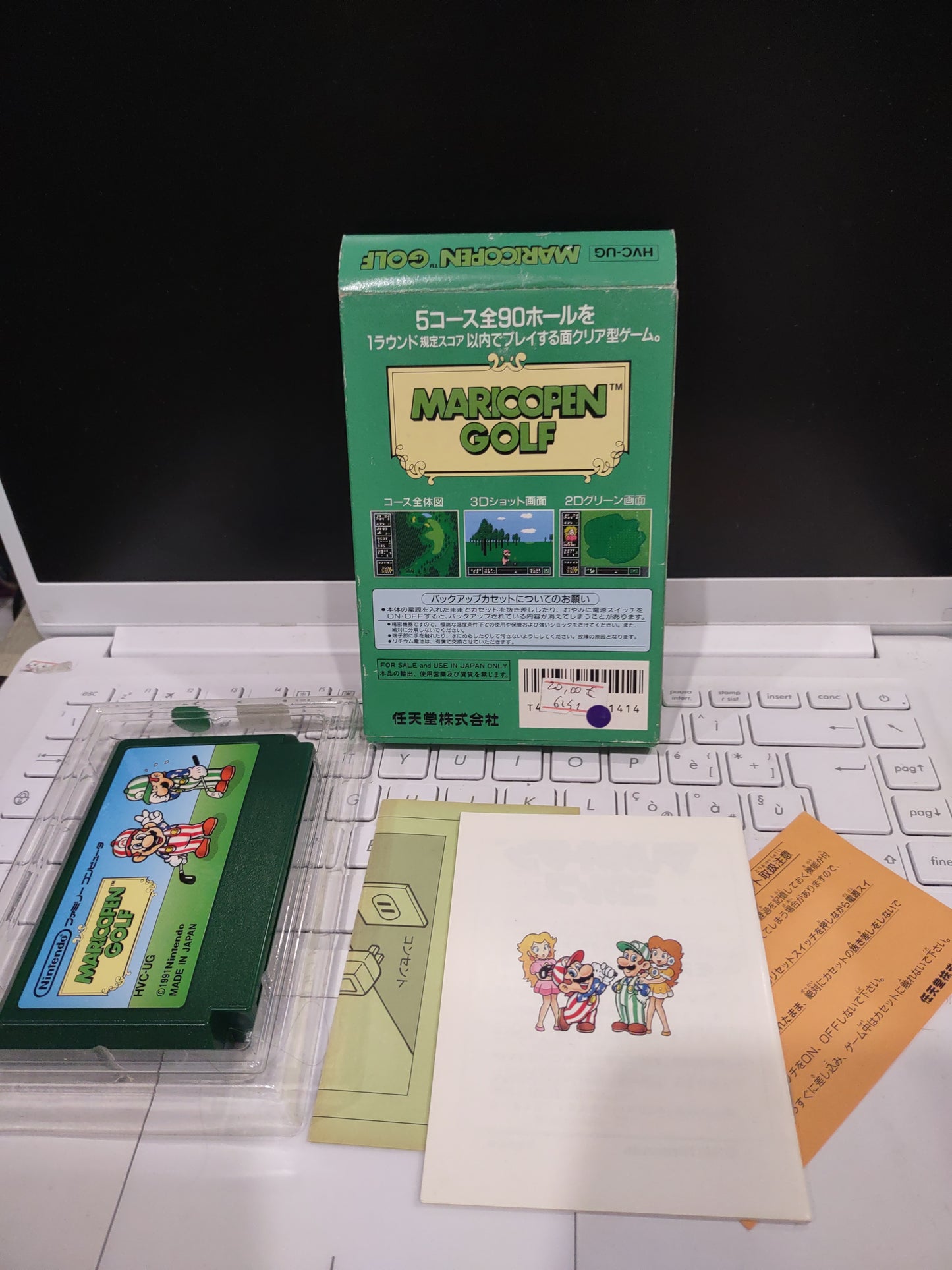 Gioco Nintendo Nes famicom Mario golf